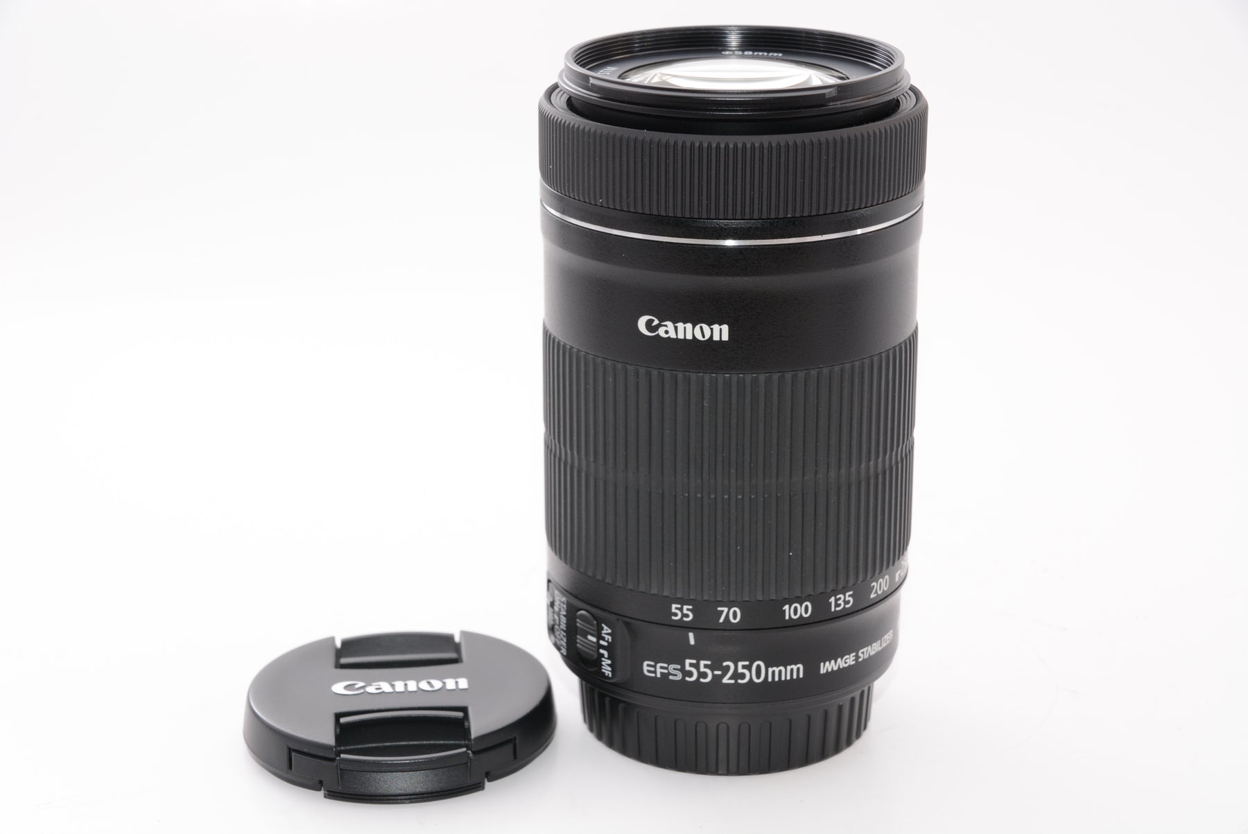 【外観特上級】Canon 望遠ズームレンズ EF-S55-250mm F4-5.6 IS STM APS-C対応 EF-S55-250ISSTM