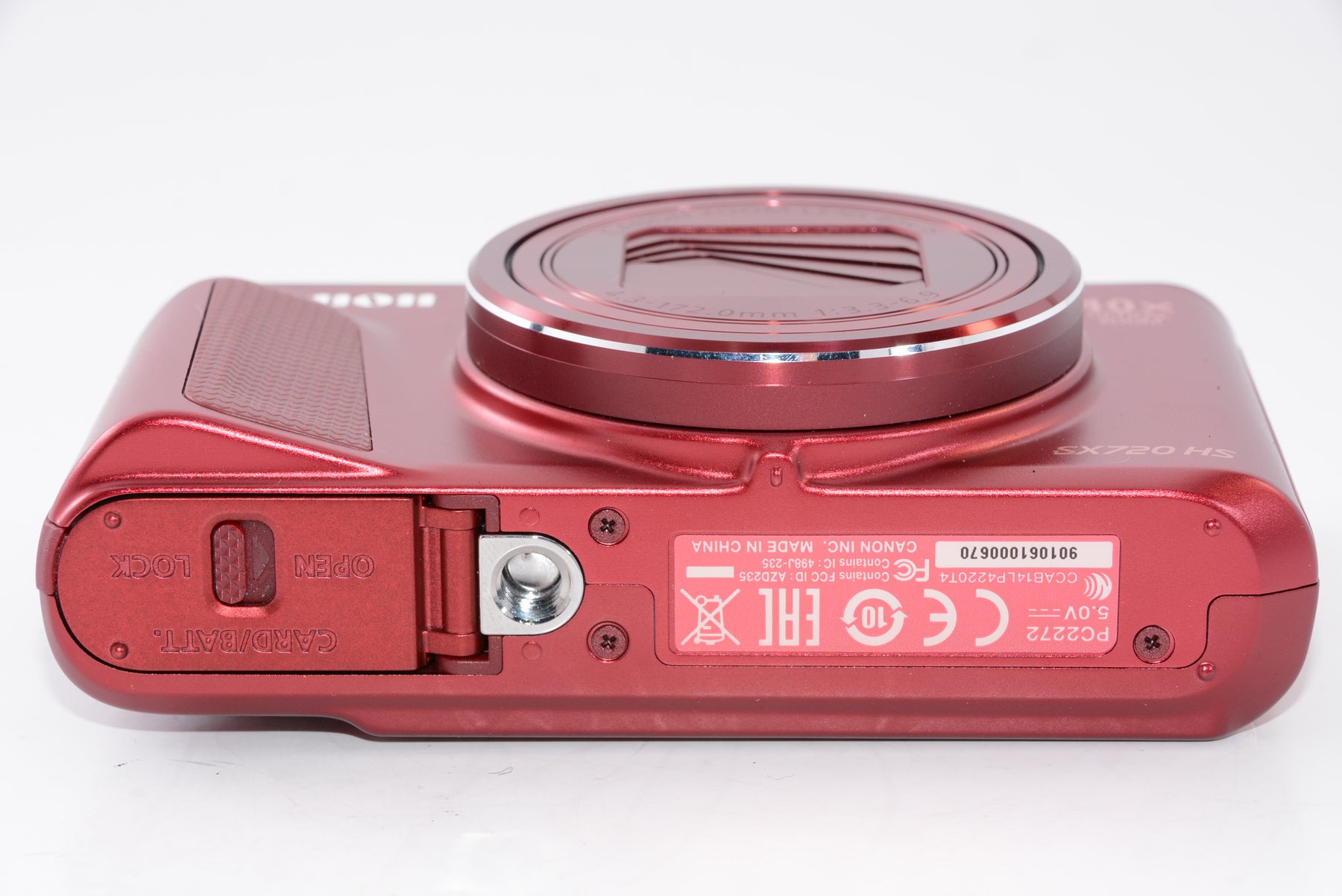 【外観特上級】Canon デジタルカメラ PowerShot SX720 HS レッド 光学40倍ズーム PSSX720HSRE
