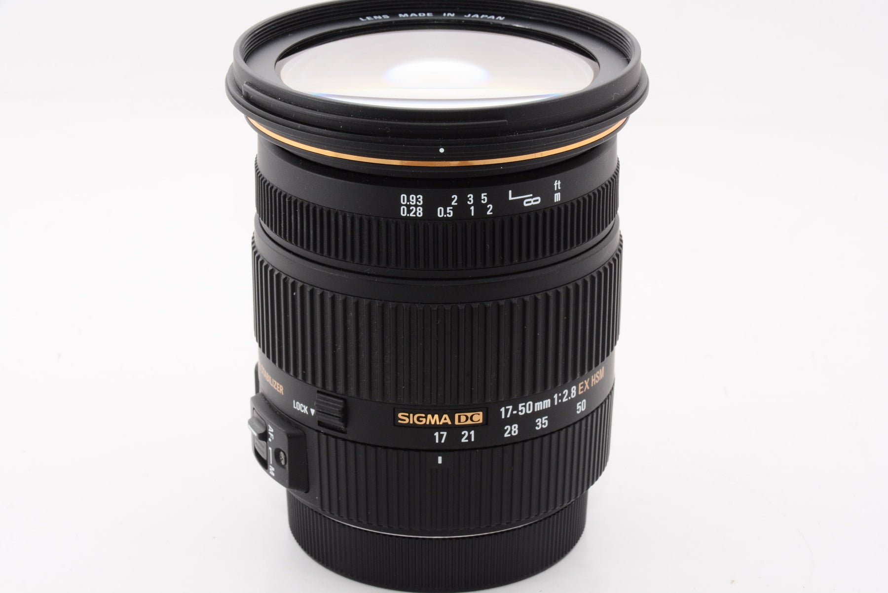 【外観特上級】SIGMA 標準ズームレンズ 17-50mm F2.8 EX DC OS HSM キヤノン用 APS-C専用 583545