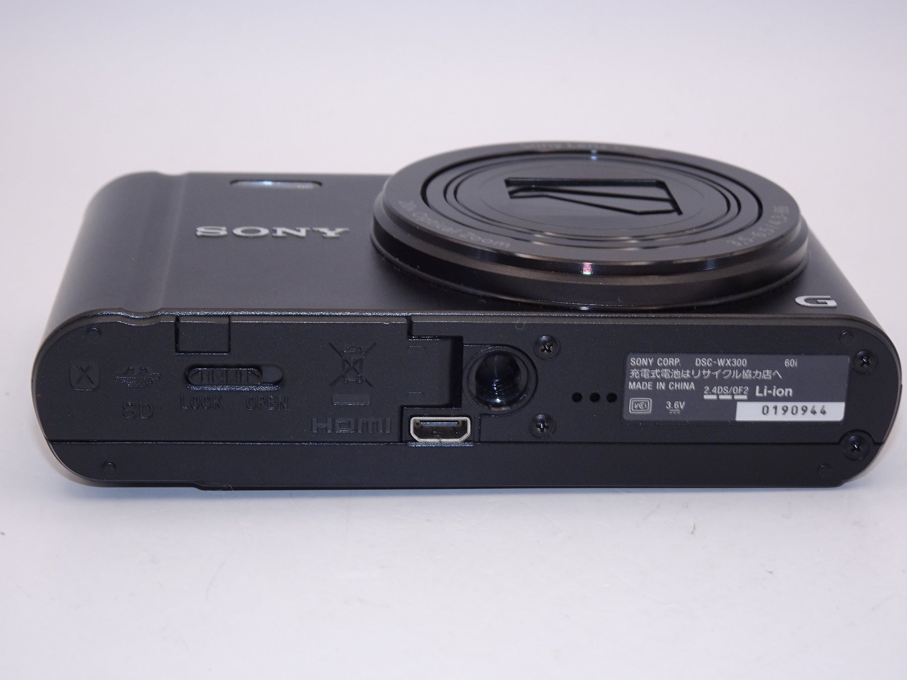 【外観特上級】SONY Cyber-shot WX300 ブラック DSC-WX300(B)