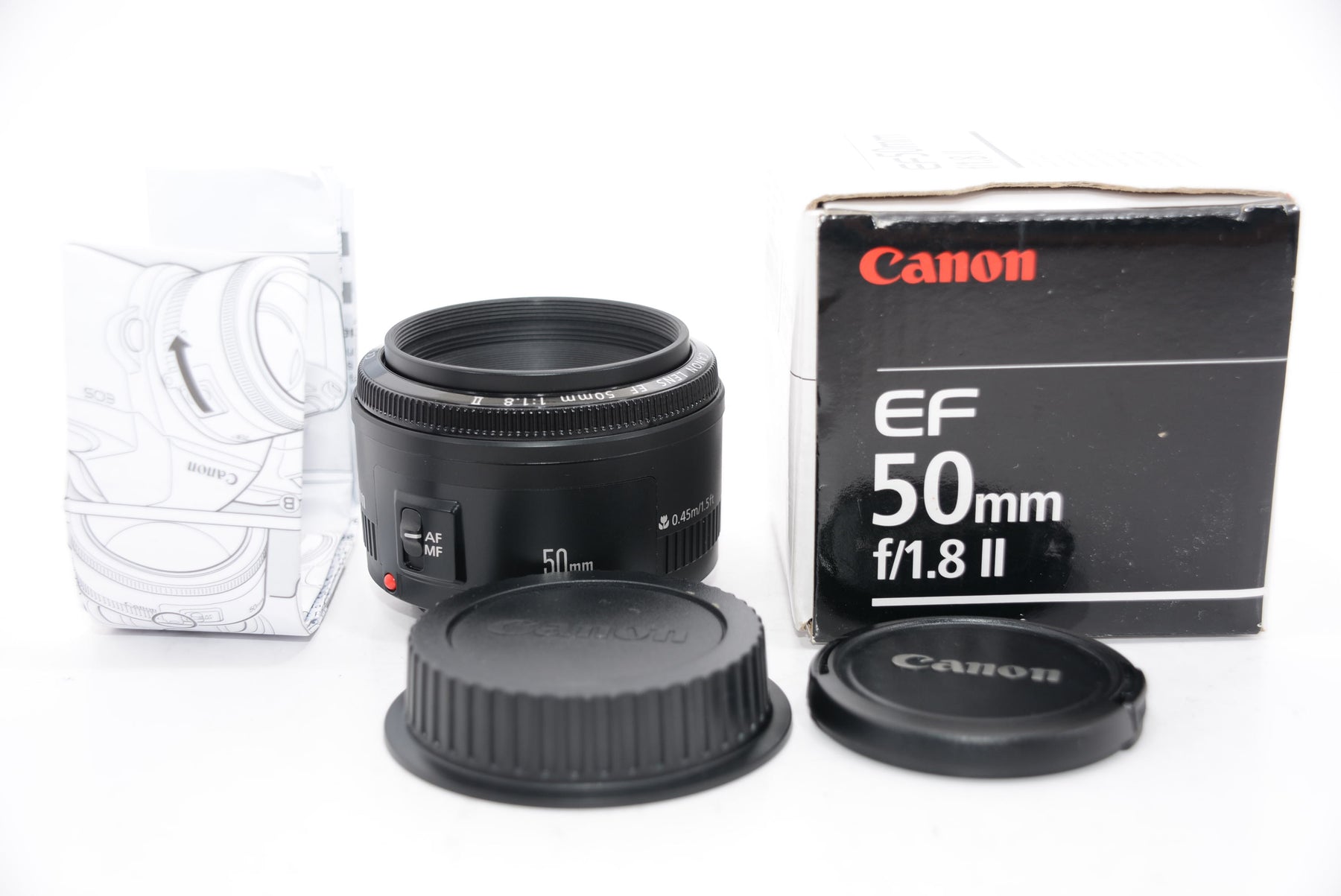 【外観特上級】Canon 単焦点レンズ EF50mm F1.8 II フルサイズ対応