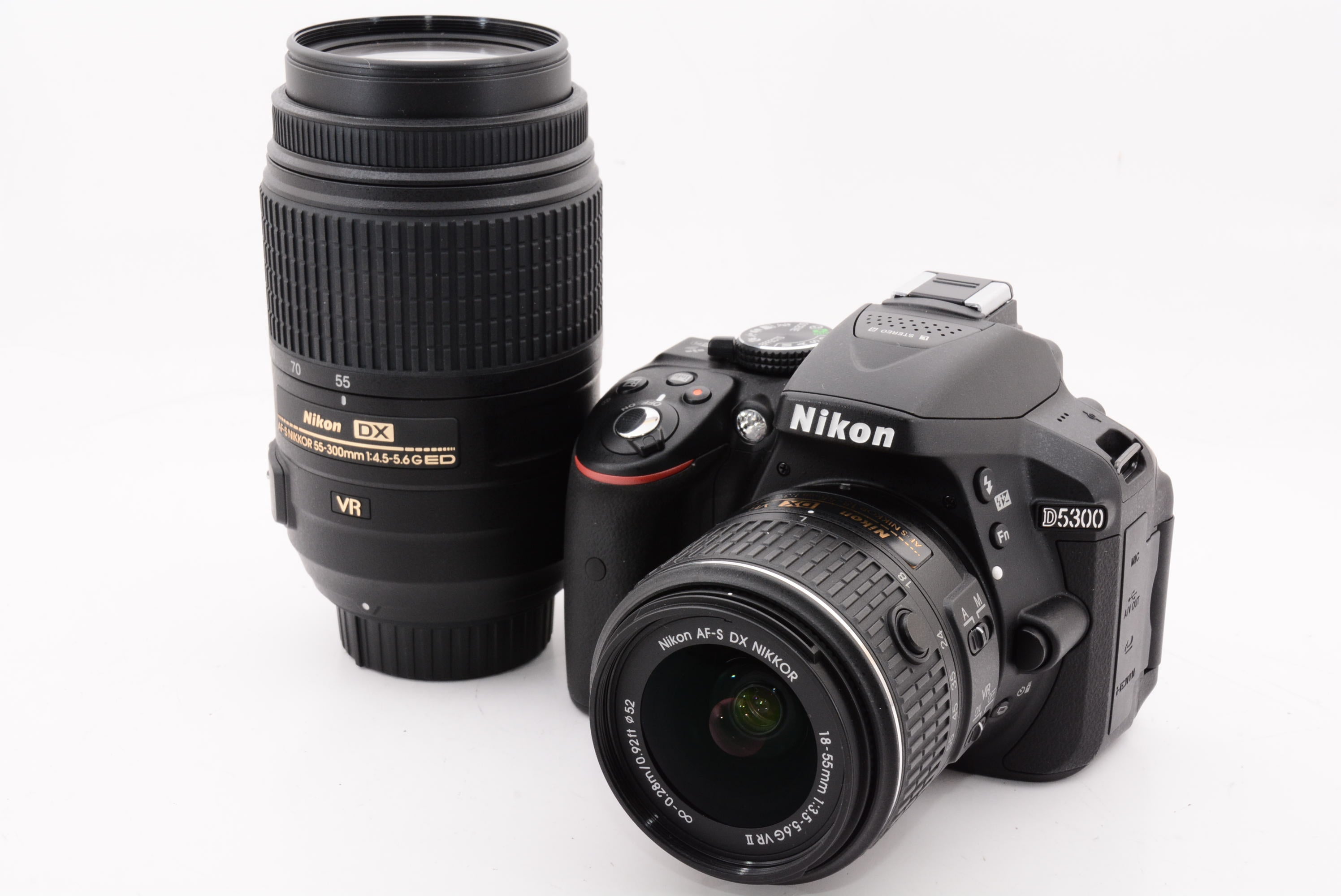 外観特上級】Nikon デジタル一眼レフカメラ D5300 ダブルズームキット ...