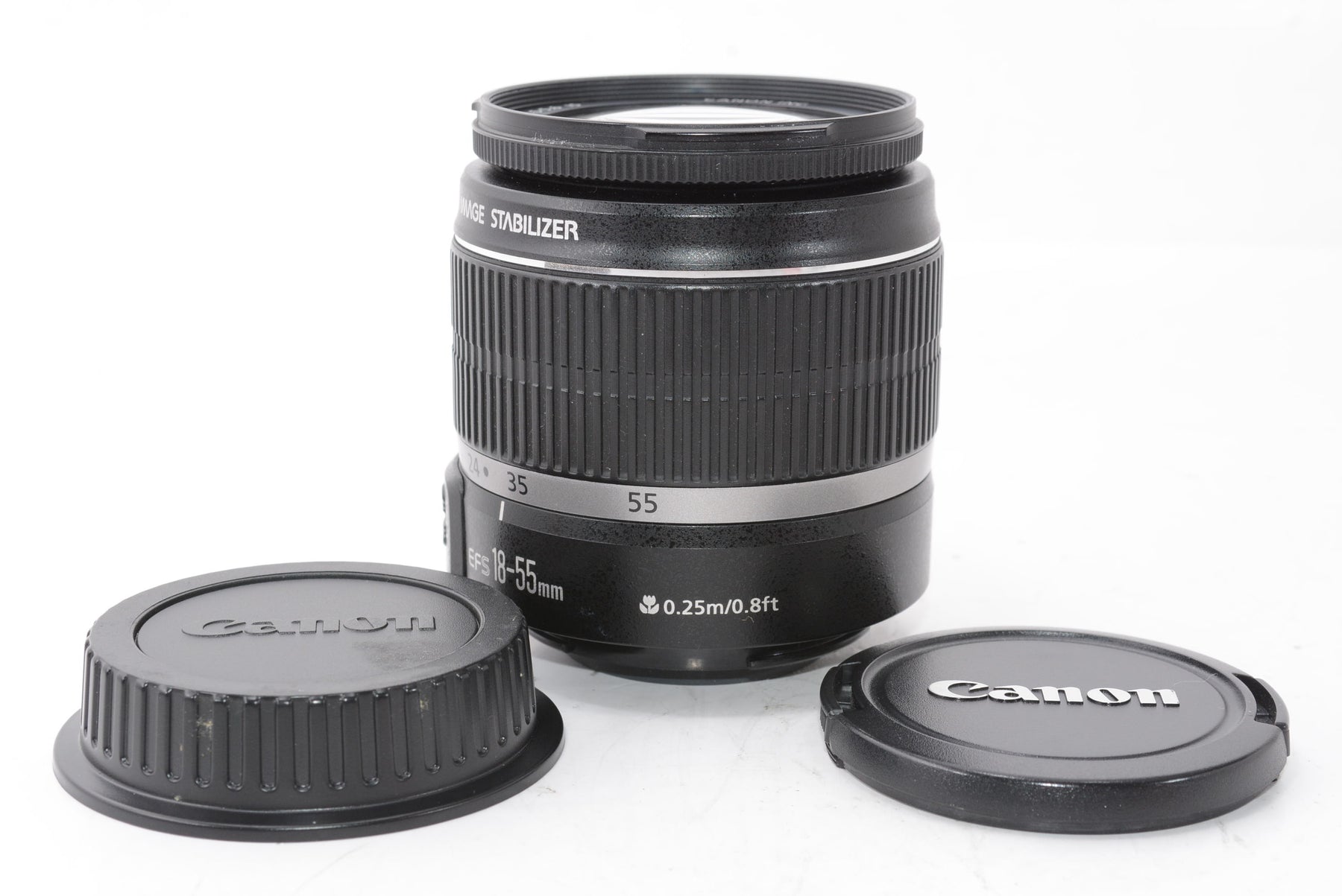 【外観特上級】Canon 標準ズームレンズ EF-S18-55mm F3.5-5.6 IS