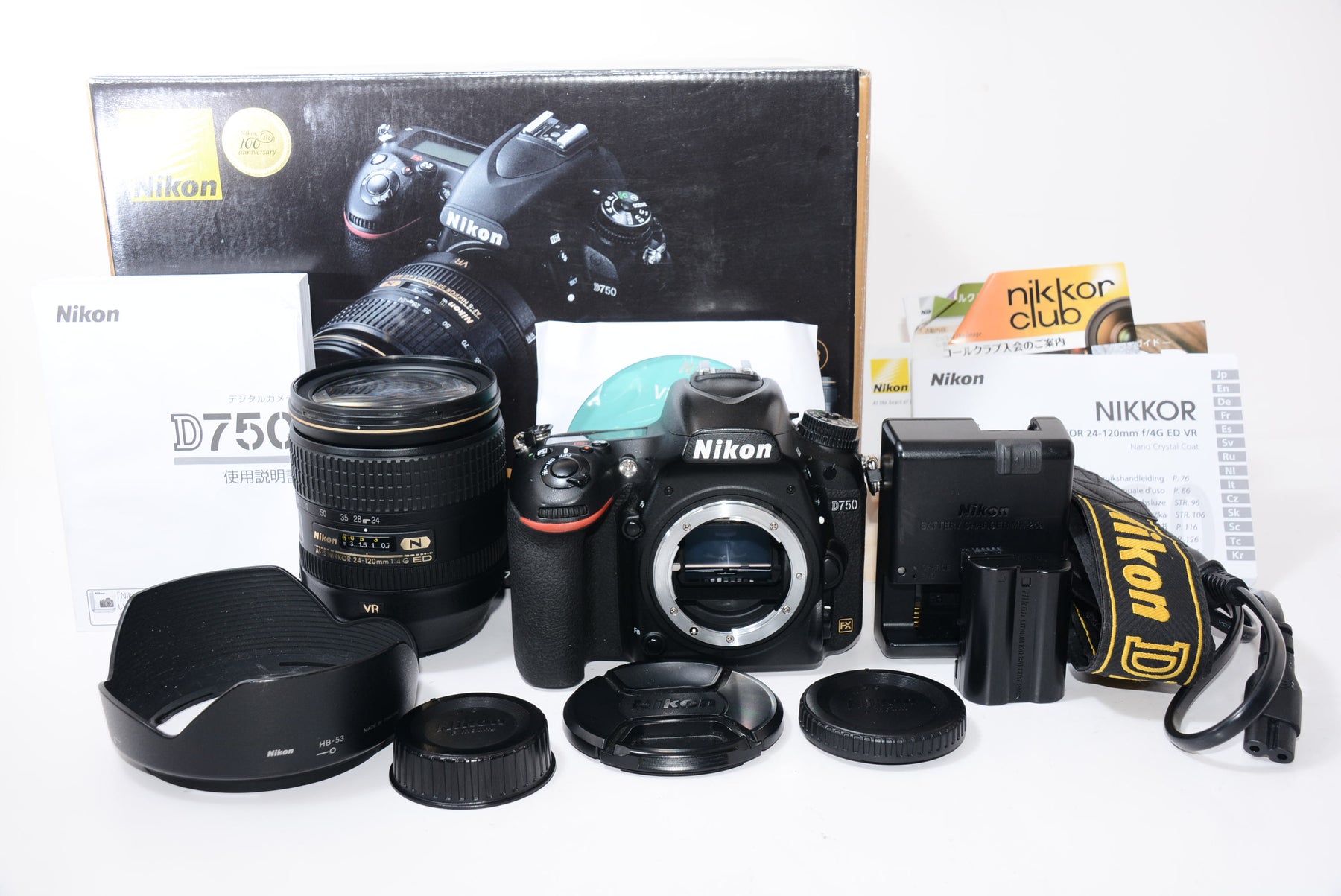 【外観特上級】Nikon デジタル一眼レフカメラ D750 24-120VR レンズキット AF-S NIKKOR 24-120mm f/4G ED VR