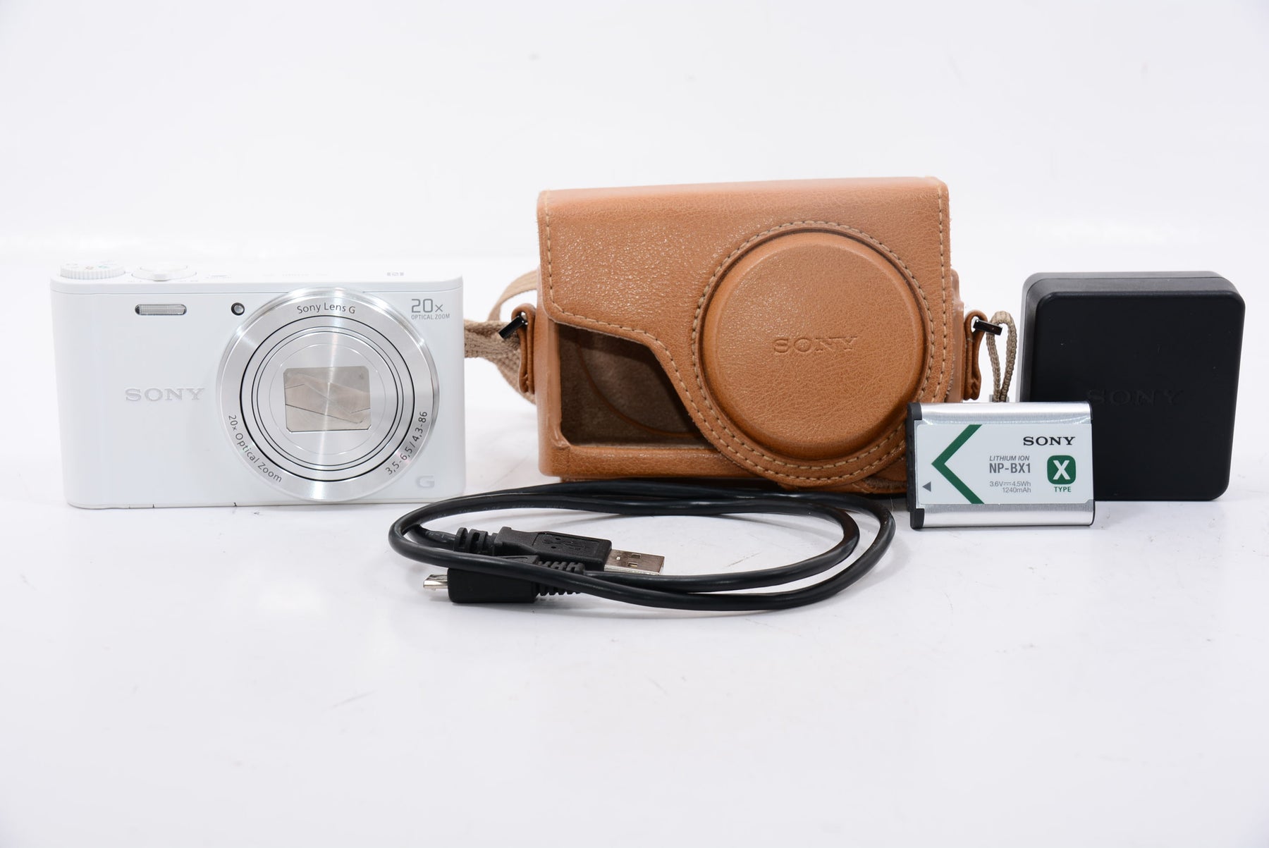 【外観特上級】ソニー SONY デジタルカメラ Cyber-shot WX350 光学20倍 ホワイト DSC-WX350-W