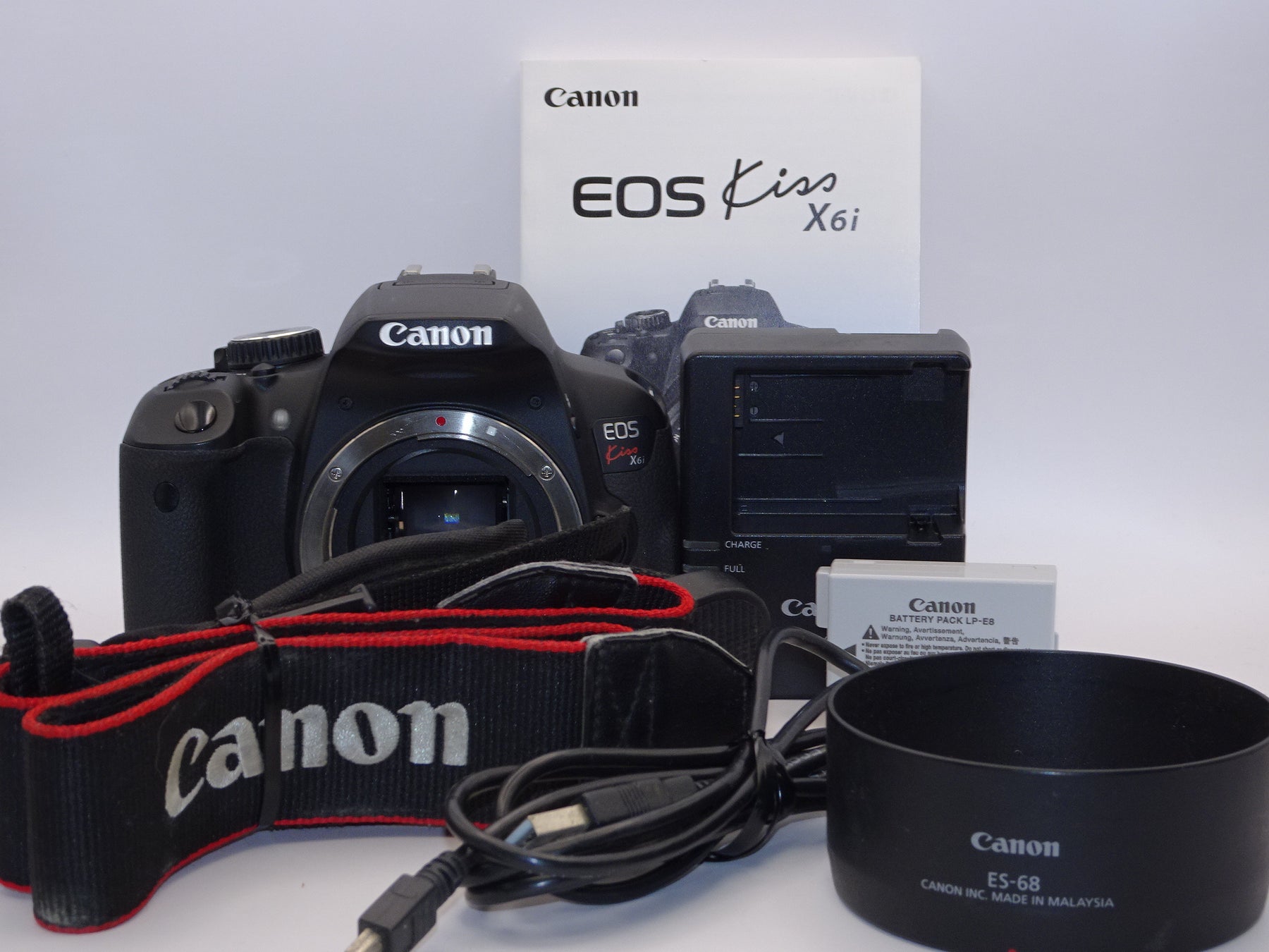 【外観並級】Canon デジタル一眼レフカメラ EOS Kiss X6i ボディ KISSX6i-BODY