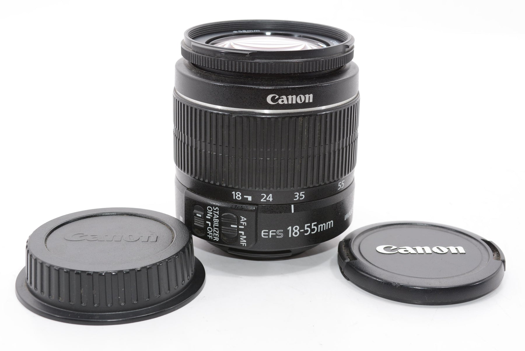 【外観特上級】Canon 標準ズームレンズ EF-S18-55mm F3.5-.5.6 IS II