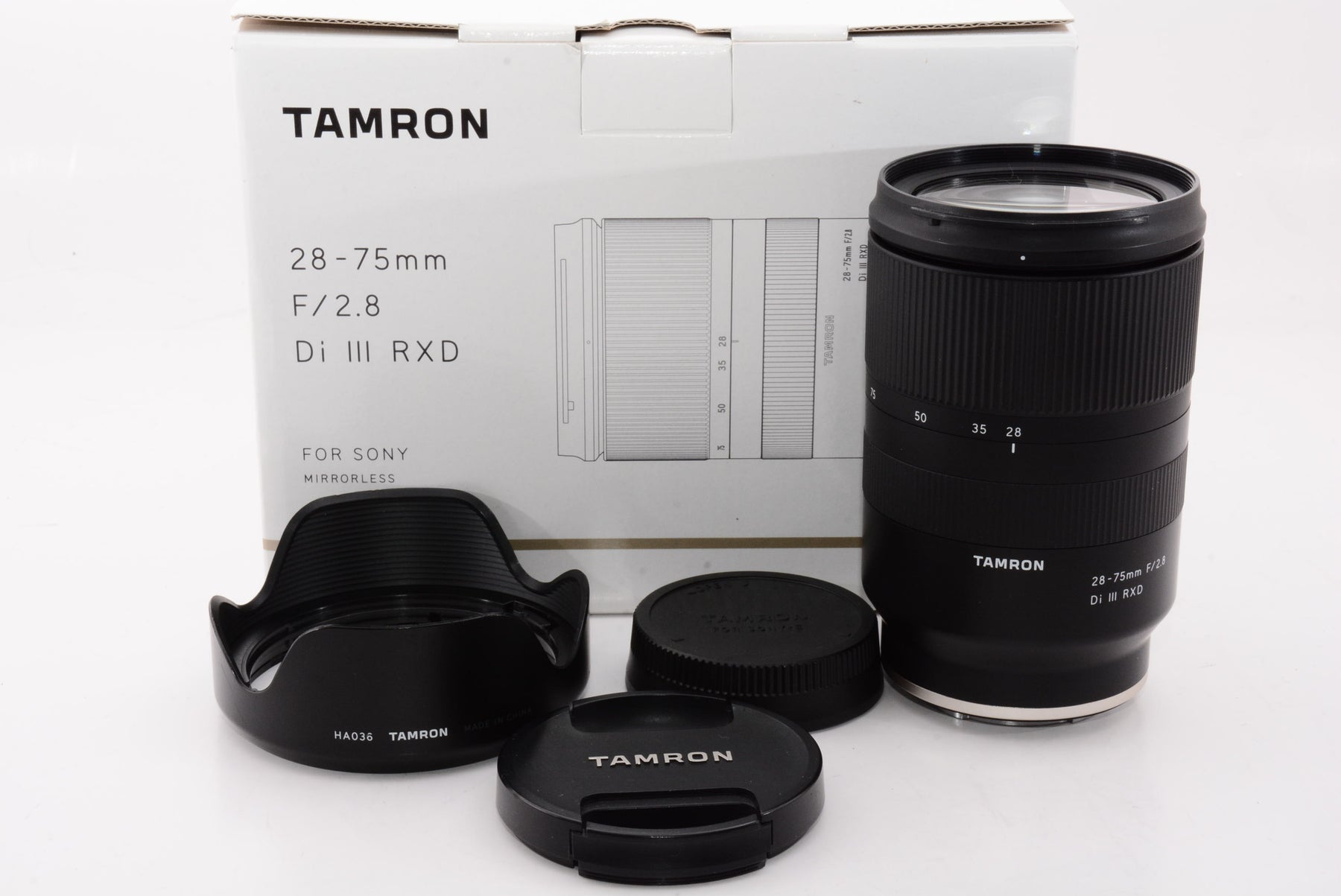 【中古】【オススメ】タムロン(TAMRON) 28-75mm F/2.8 Di III RXD ソニーEマウント用(Model A036)