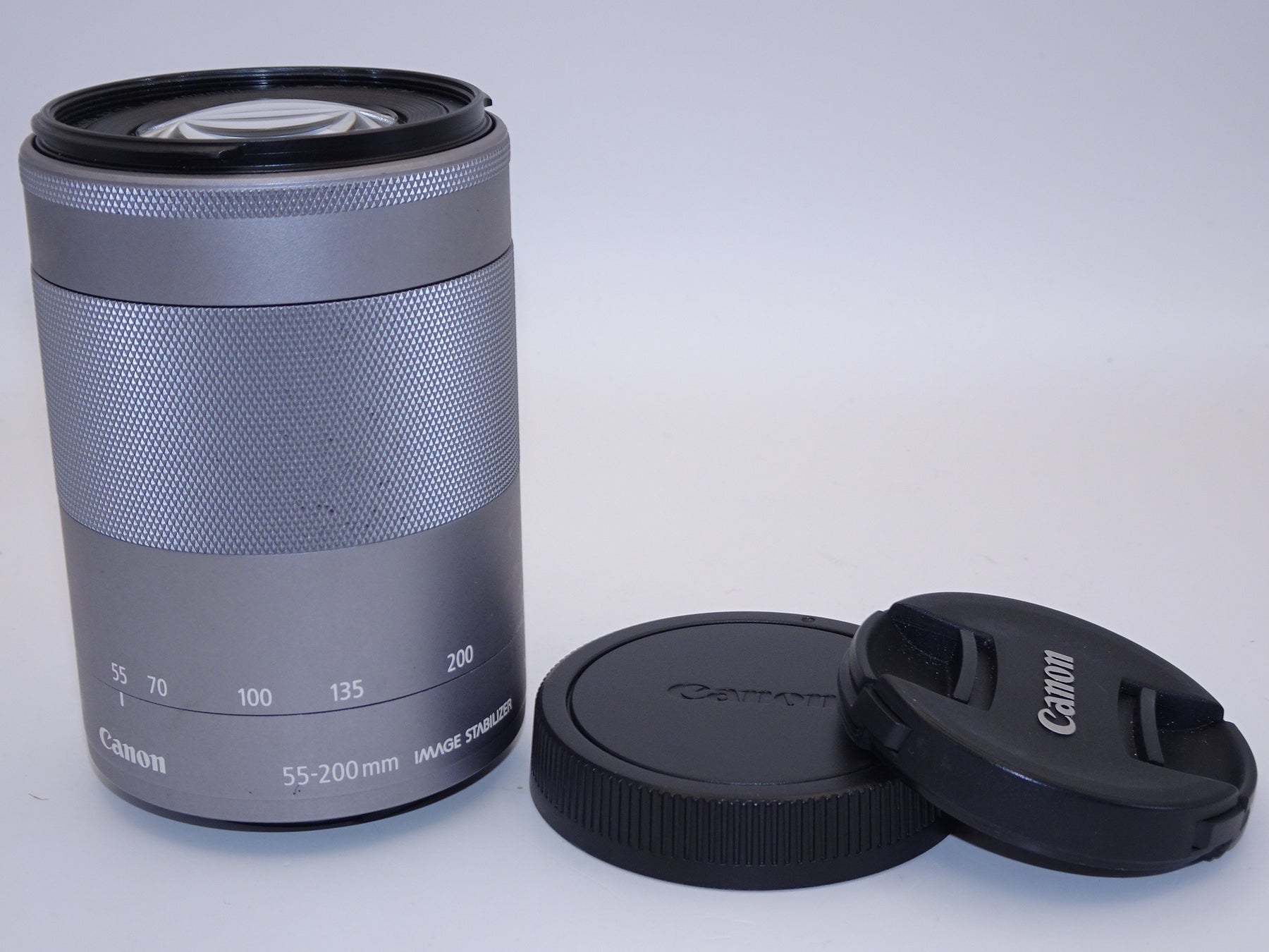 【外観特上級】Canon EF-M55-200mm F4.5-6.3 IS STM シルバー
