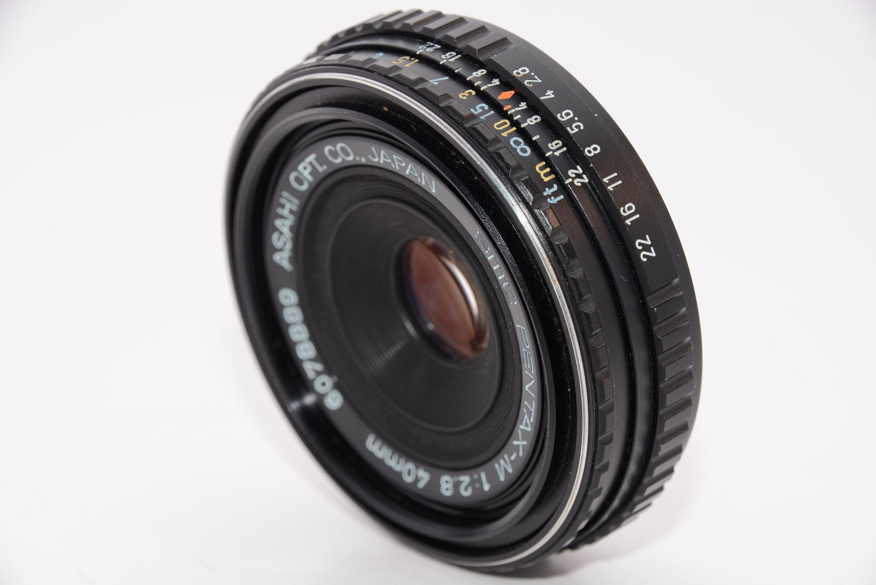 【外観特上級】Pentax 40 mm f2 . 8レンズsmcp-mマニュアルフォーカス)