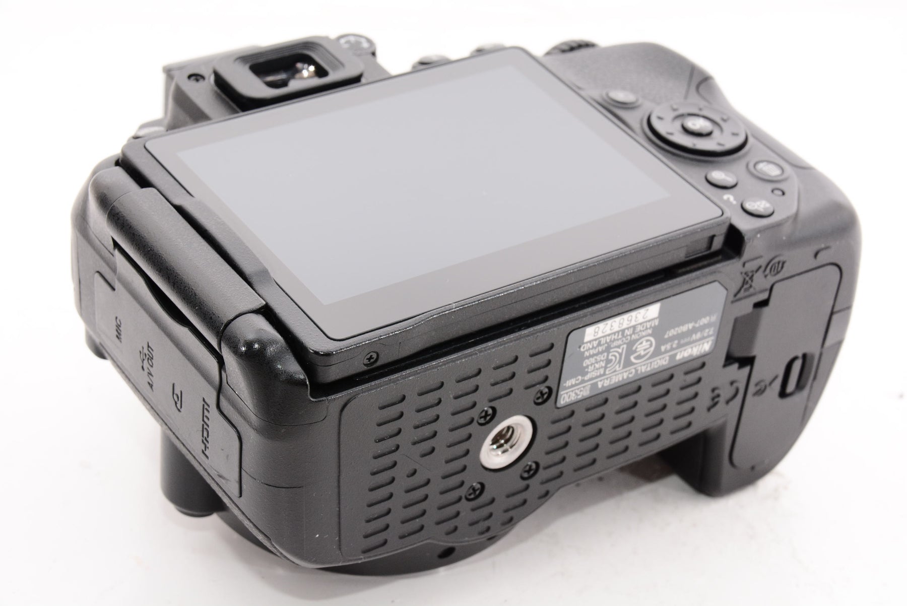 【外観特上級】Nikon デジタル一眼レフカメラ D5300 AF-P ダブルズームキット ブラック D5300WZ3