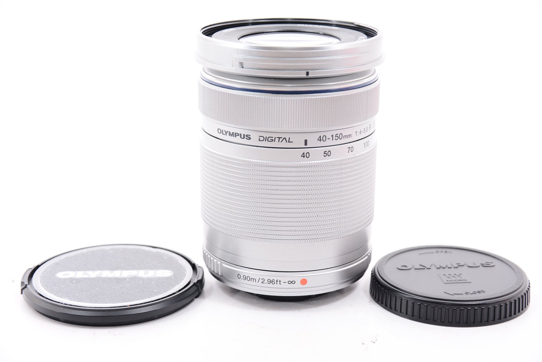 【外観特上級】OLYMPUS 望遠ズームレンズ M.ZUIKO DIGITAL ED 40-150mm F4.0-5.6 R シルバー