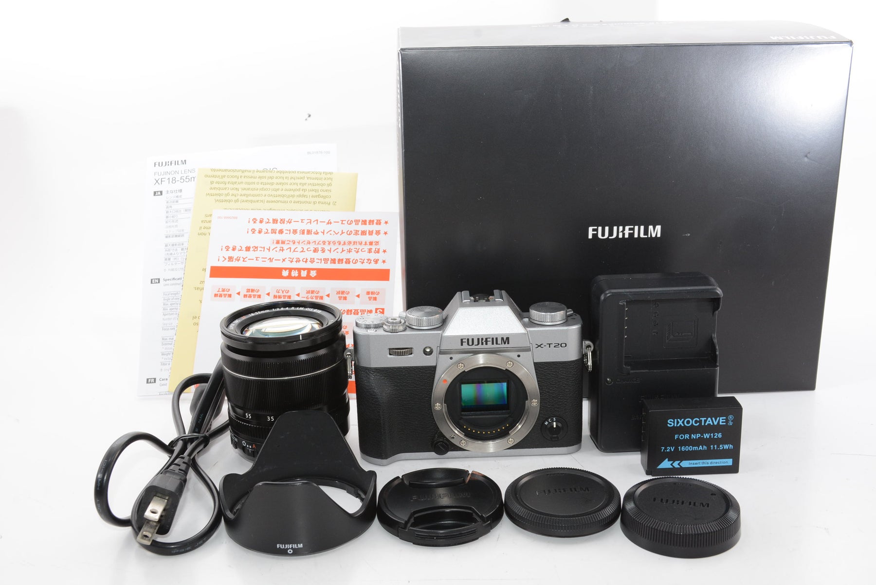【外観並級】FUJIFILM ミラーレス一眼カメラ X-T20 レンズキットシルバー X-T20LK-S