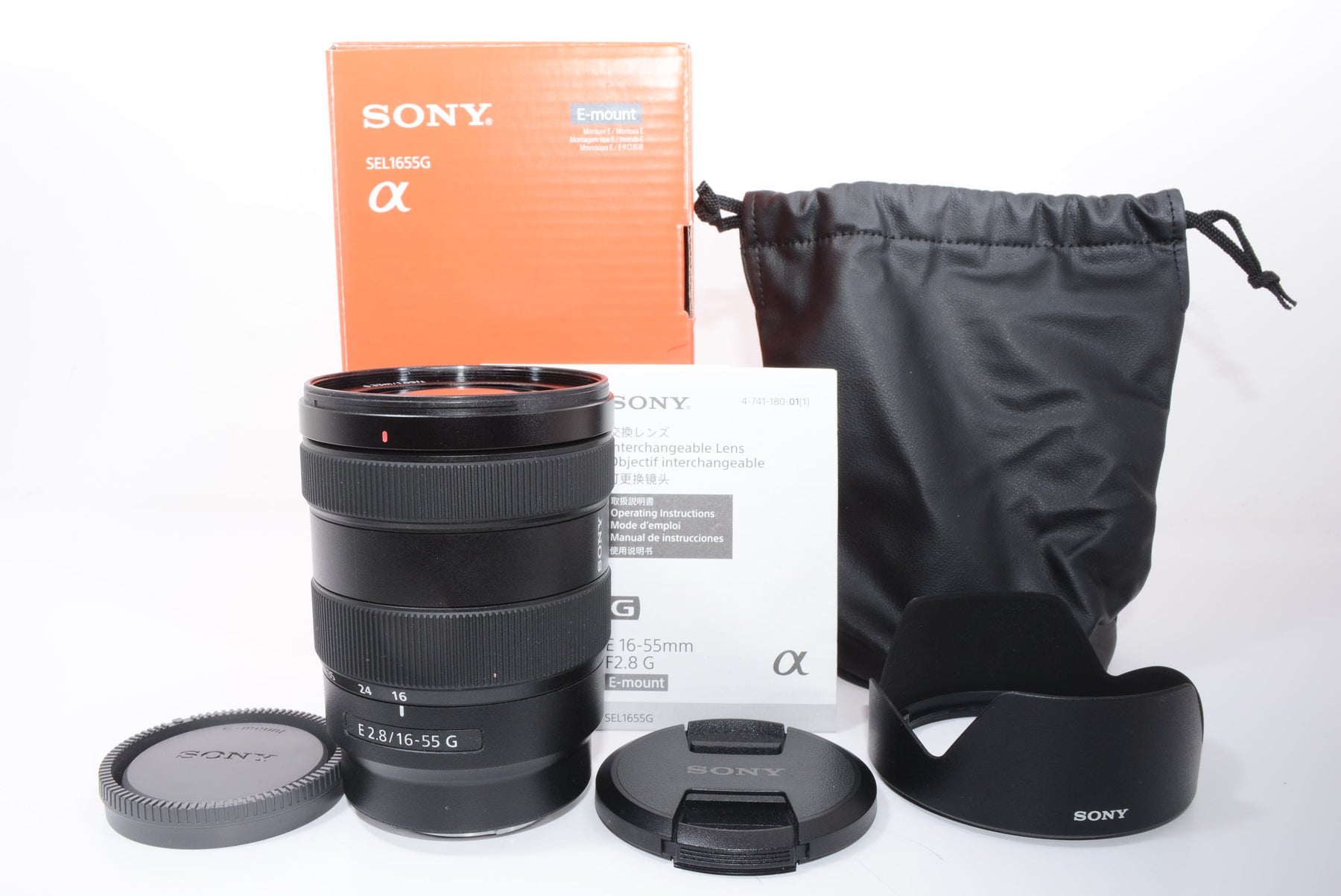 【外観特上級】ソニー 標準ズームレンズ E 16-55mm F2.8 ソニー Eマウント用レンズ(APS-Cサイズ用) SEL1655G