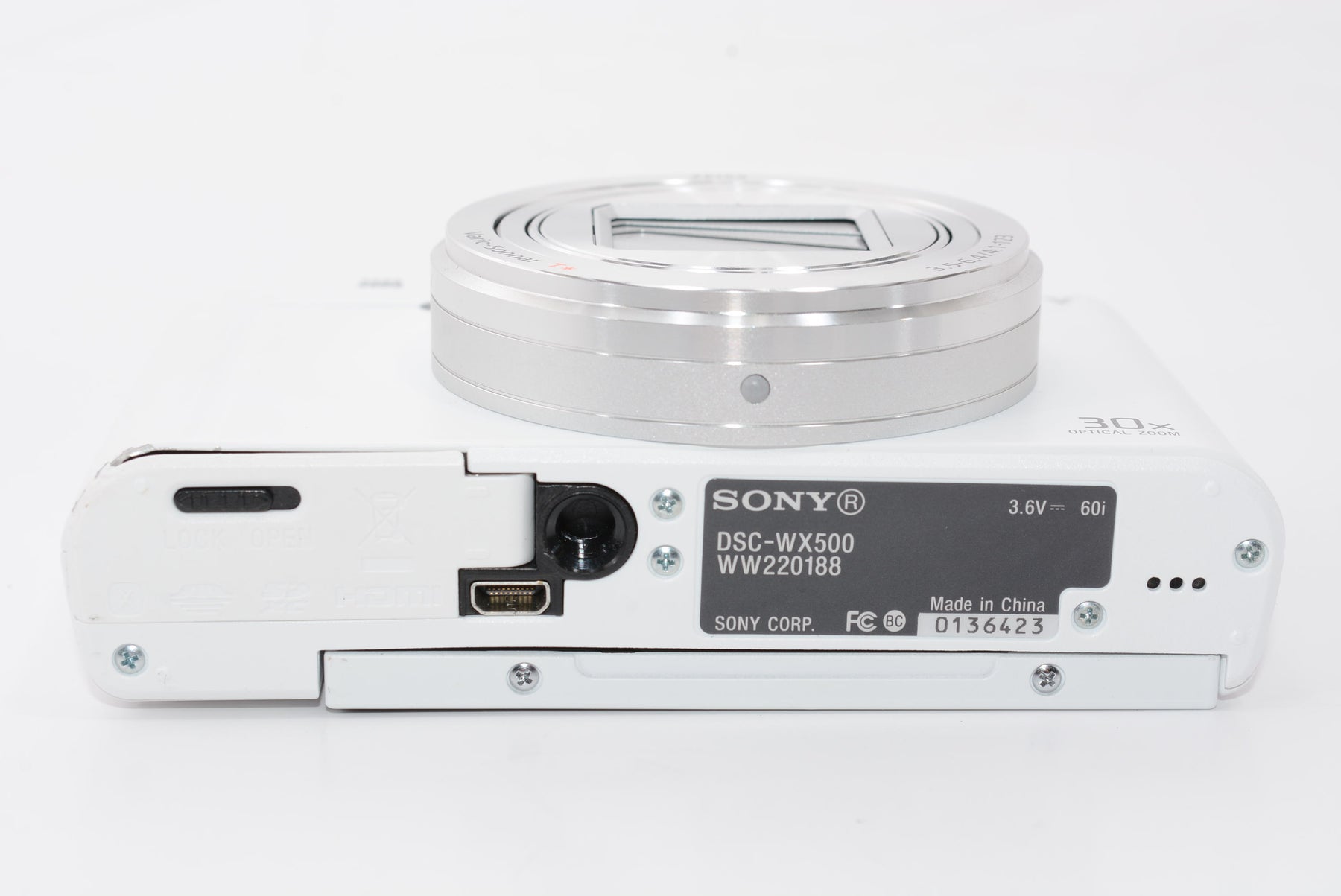 【外観並級】ソニー SONY デジタルカメラ DSC-WX500 ホワイト Cyber-shot