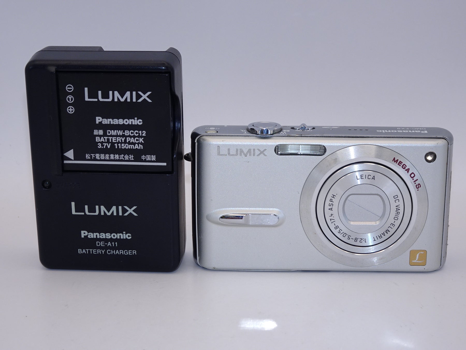 【外観特上級】パナソニック DMC-FX9-S Lumix シルキーシルバー