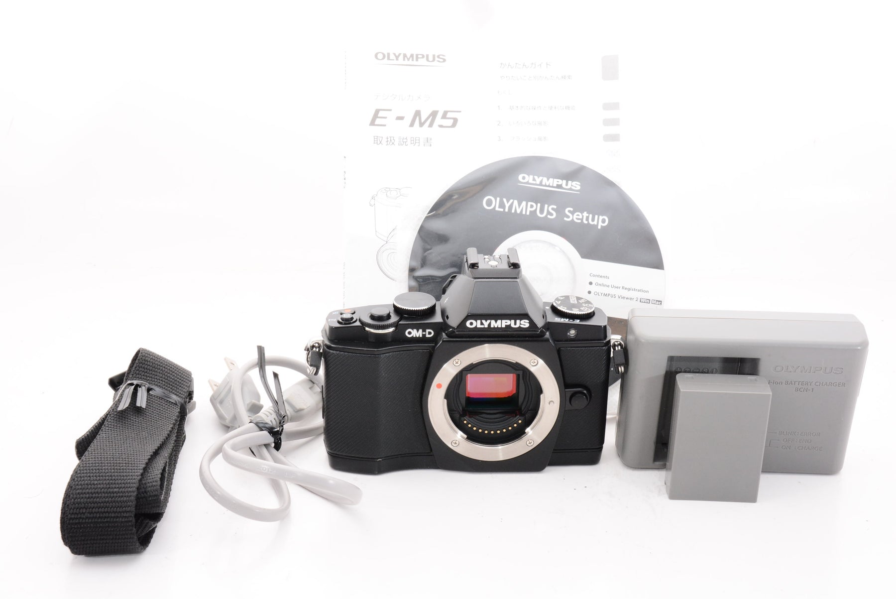 【外観特上級】OLYMPUS ミラーレス一眼 OM-D E-M5 ボディ ブラック 1605万画素 防塵 防滴 OM-D E-M5 BODY BLK