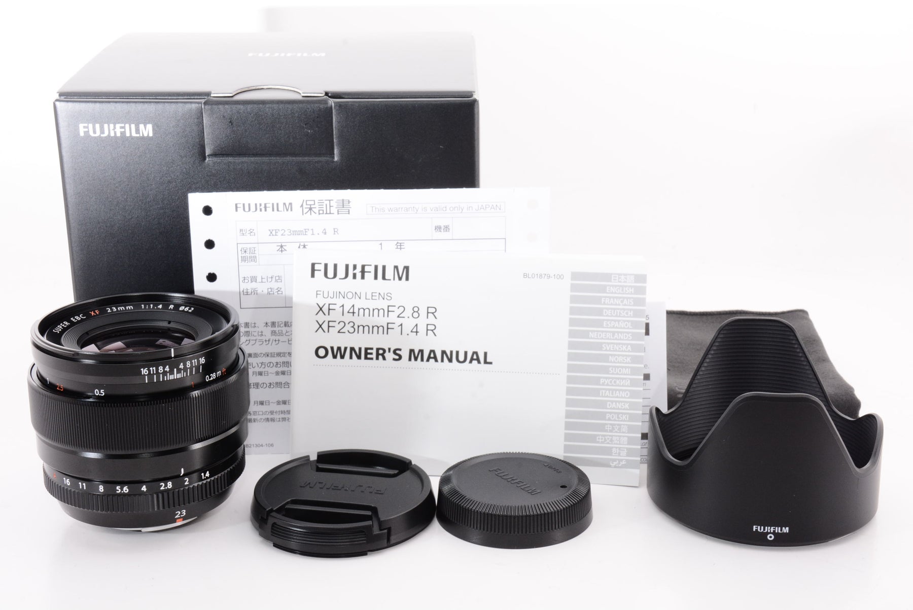 【外観特上級】FUJIFILM 単焦点広角レンズ XF23mmF1.4R