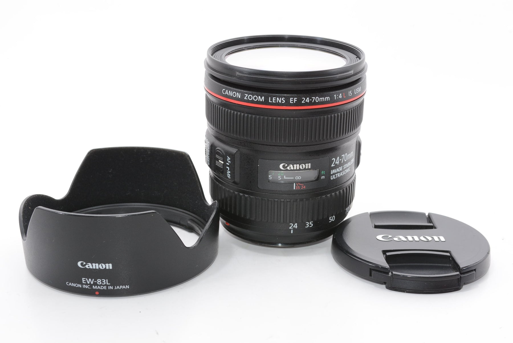 【外観並級】Canon 標準ズームレンズ EF24-70mm F4 L IS USM フルサイズ対応