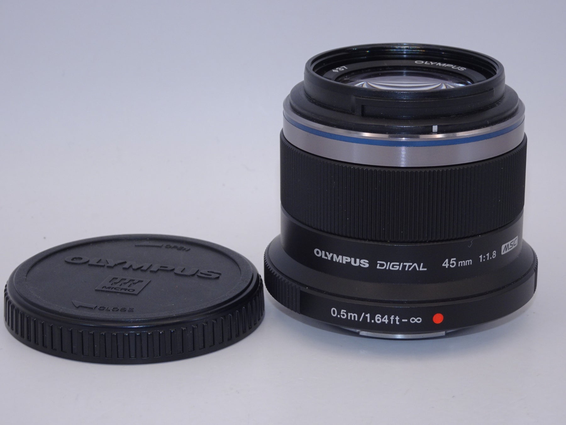 【外観特上級】OLYMPUS 単焦点レンズ M.ZUIKO DIGITAL 45mm F1.8 ブラック