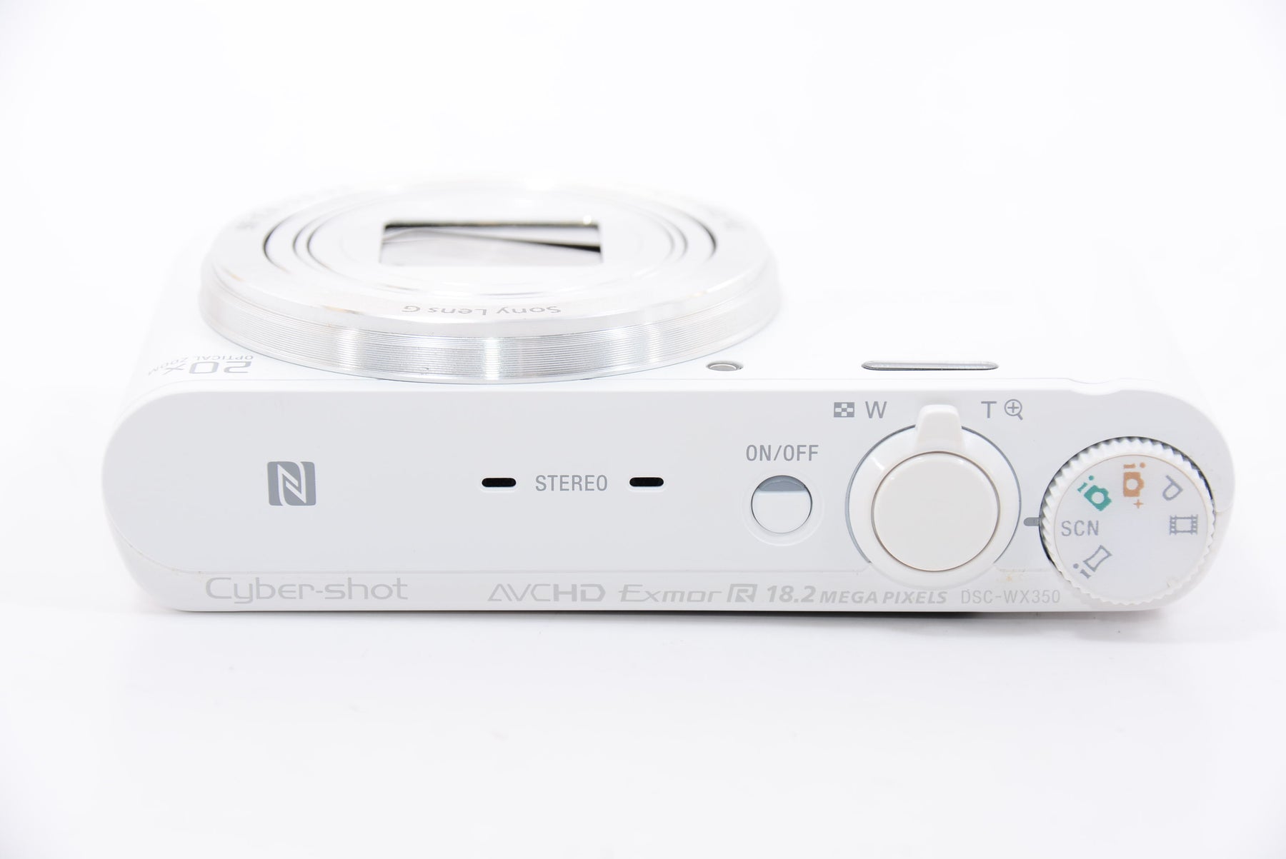 【外観特上級】ソニー SONY デジタルカメラ Cyber-shot WX350 光学20倍 ホワイト DSC-WX350-W