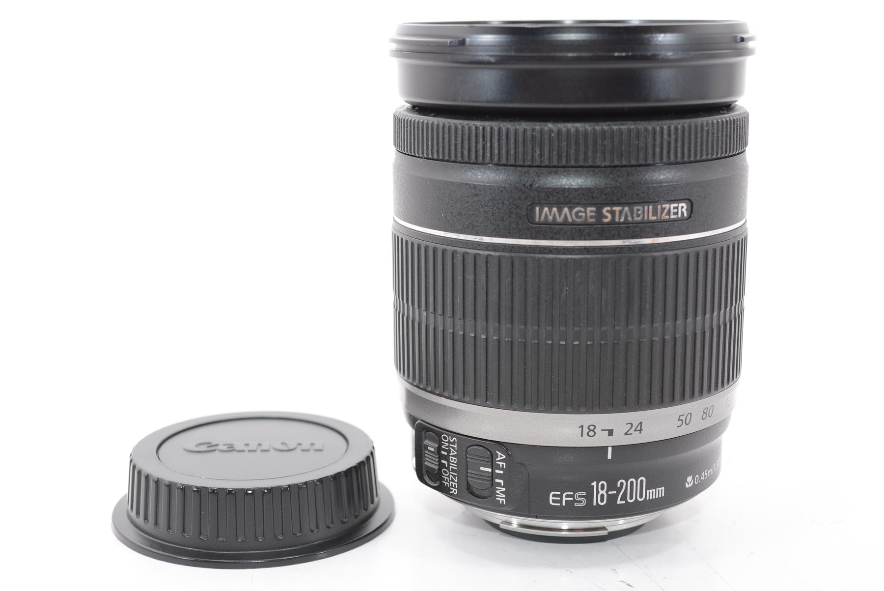 【外観並級】Canon 望遠ズームレンズ EF-S18-200mm F3.5-5.6 IS APS-C対応