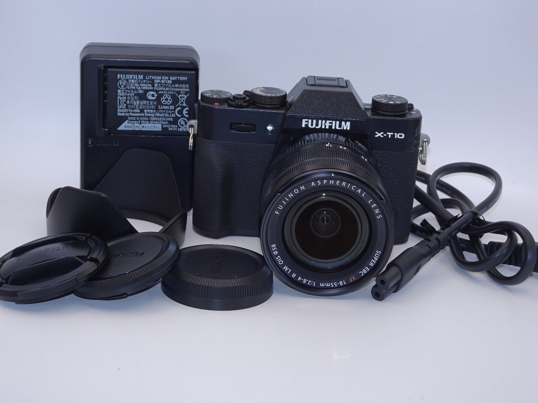【外観並級】FUJIFILM ミラーレス一眼 X-T10 レンズキット ブラック