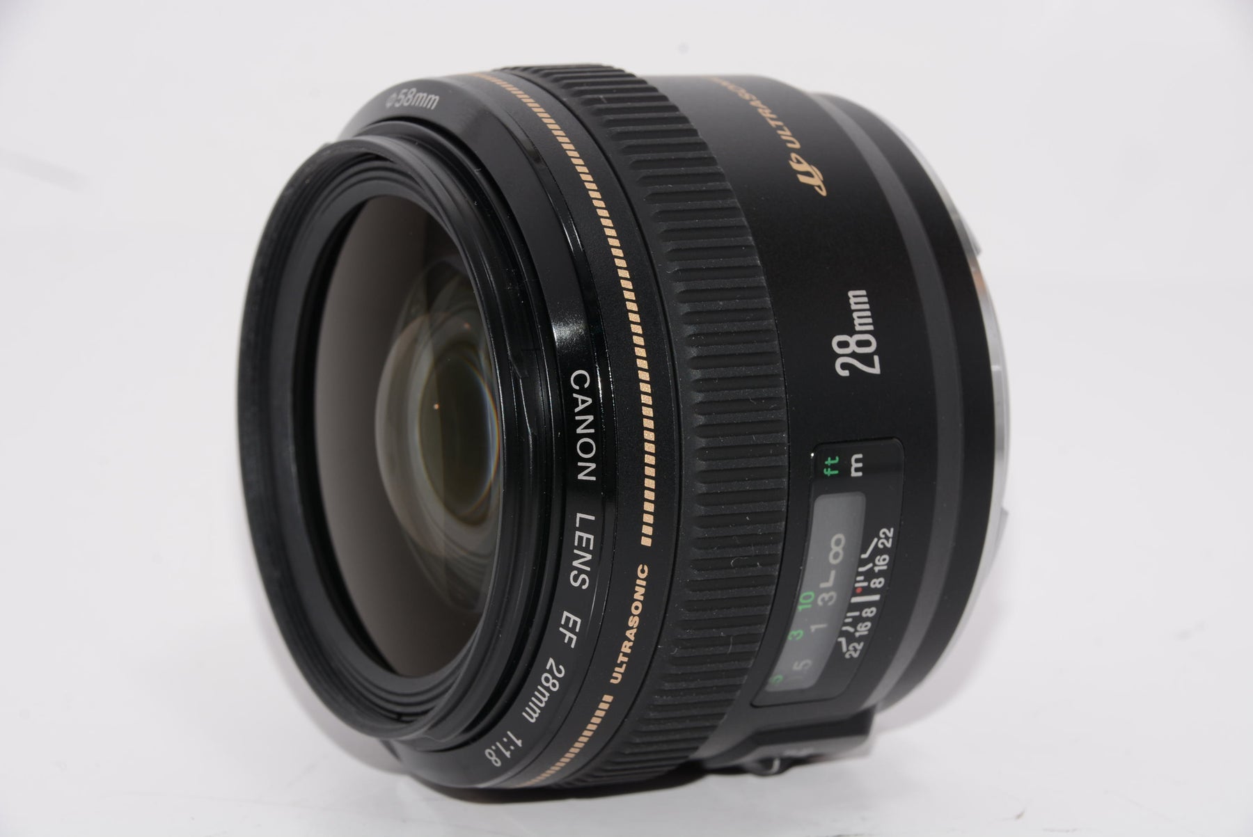 【外観特上級】Canon 単焦点レンズ EF28mm F1.8 USM フルサイズ対応