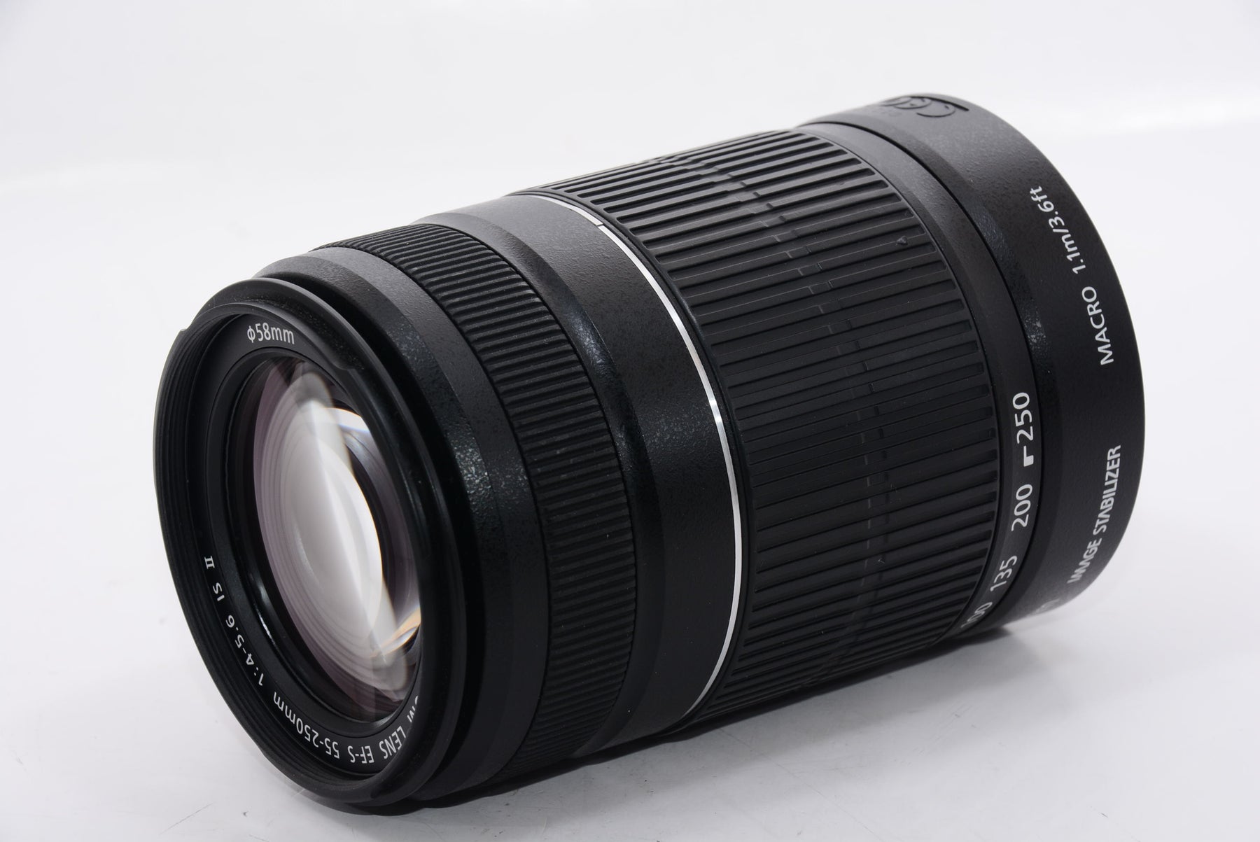 【外観特上級】Canon 望遠ズームレンズ EF-S55-250mm F4-5.6 IS II APS-C対応