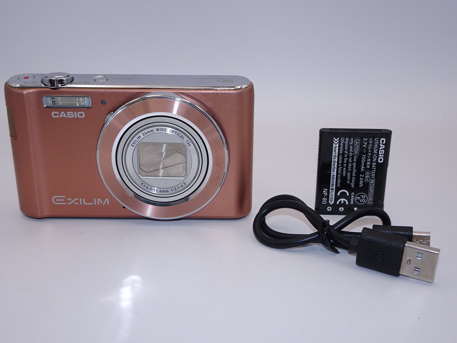 【外観特上級】CASIO デジタルカメラ EXILIM EXZS180BN EX-ZS180BN ブラウン