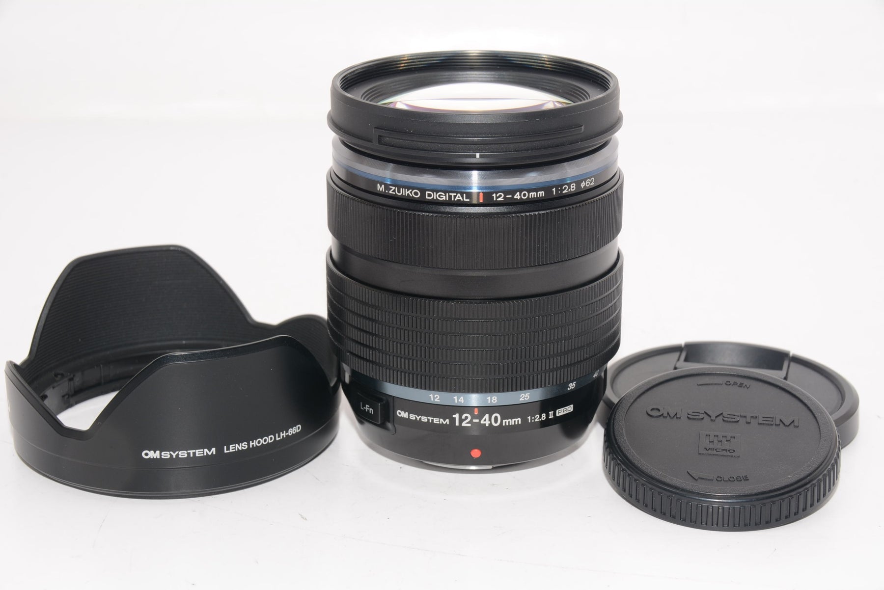 【外観特上級】OM SYSTEM/オリンパス M.ZUIKO DIGITAL ED 12-40mm F2.8 PRO II ブラック