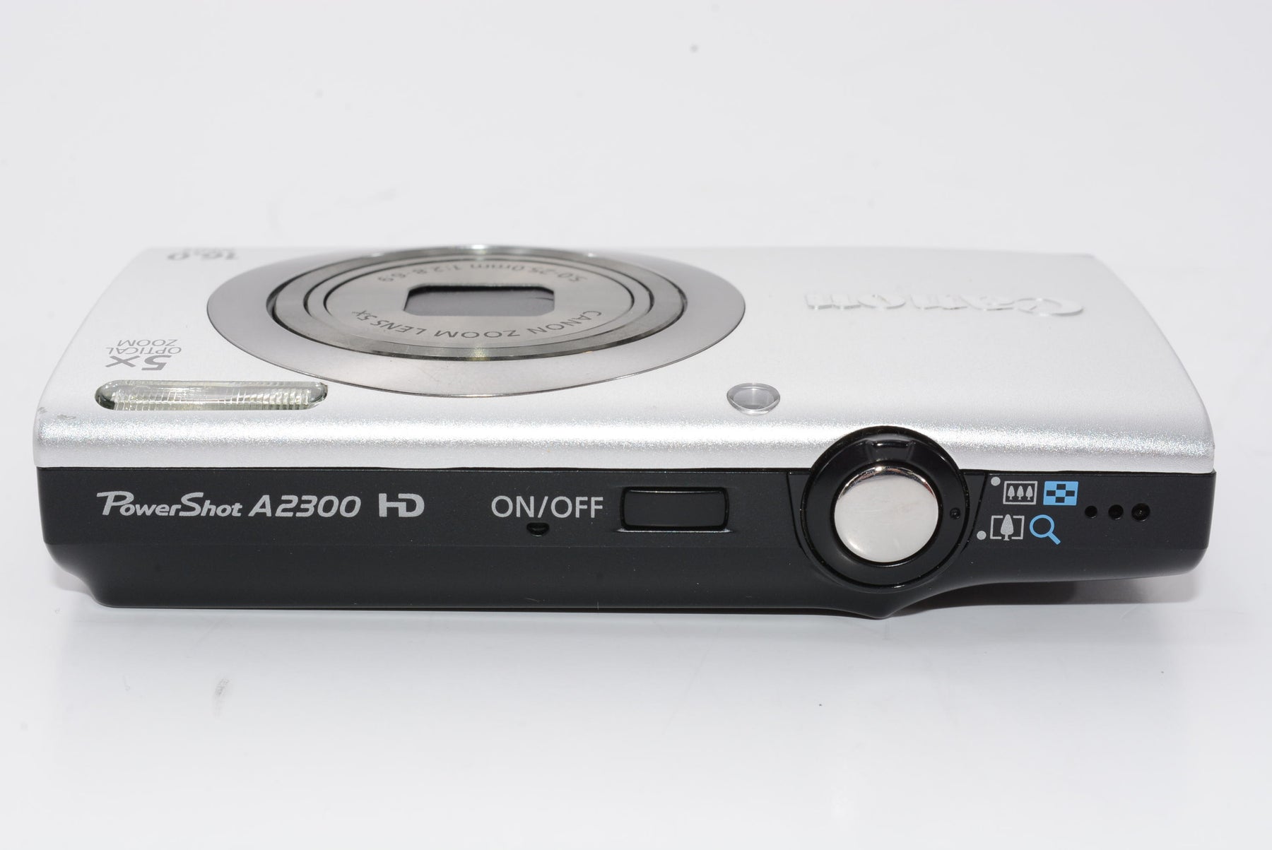 【外観特上級】Canon デジタルカメラ PowerShot A2300 シルバー 光学5倍ズーム 約1600万画素 PSA2300(SL)