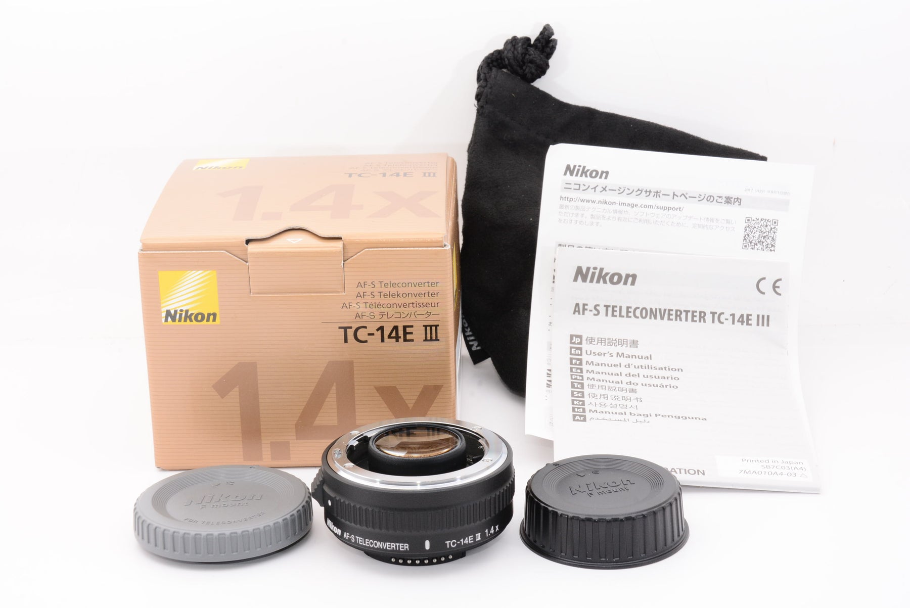 【ほぼ新品】Nikon テレコンバーター AF-S TELECONVERTER TC-14E III TC14E3