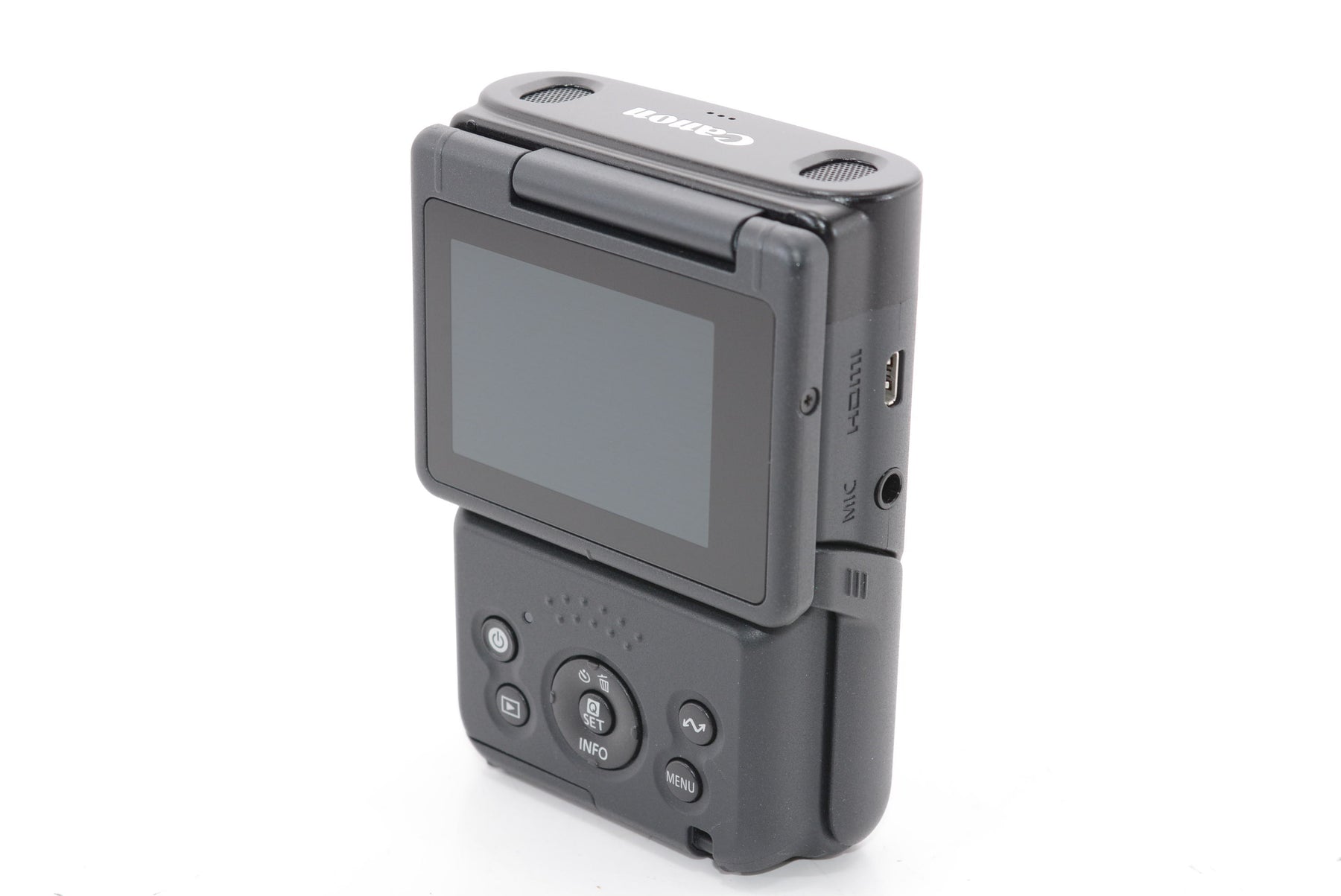 【ほぼ新品】Canon Vlogカメラ PowerShot V10 トライポッドグリップキット ブラック PSV10TRIPODKITBK