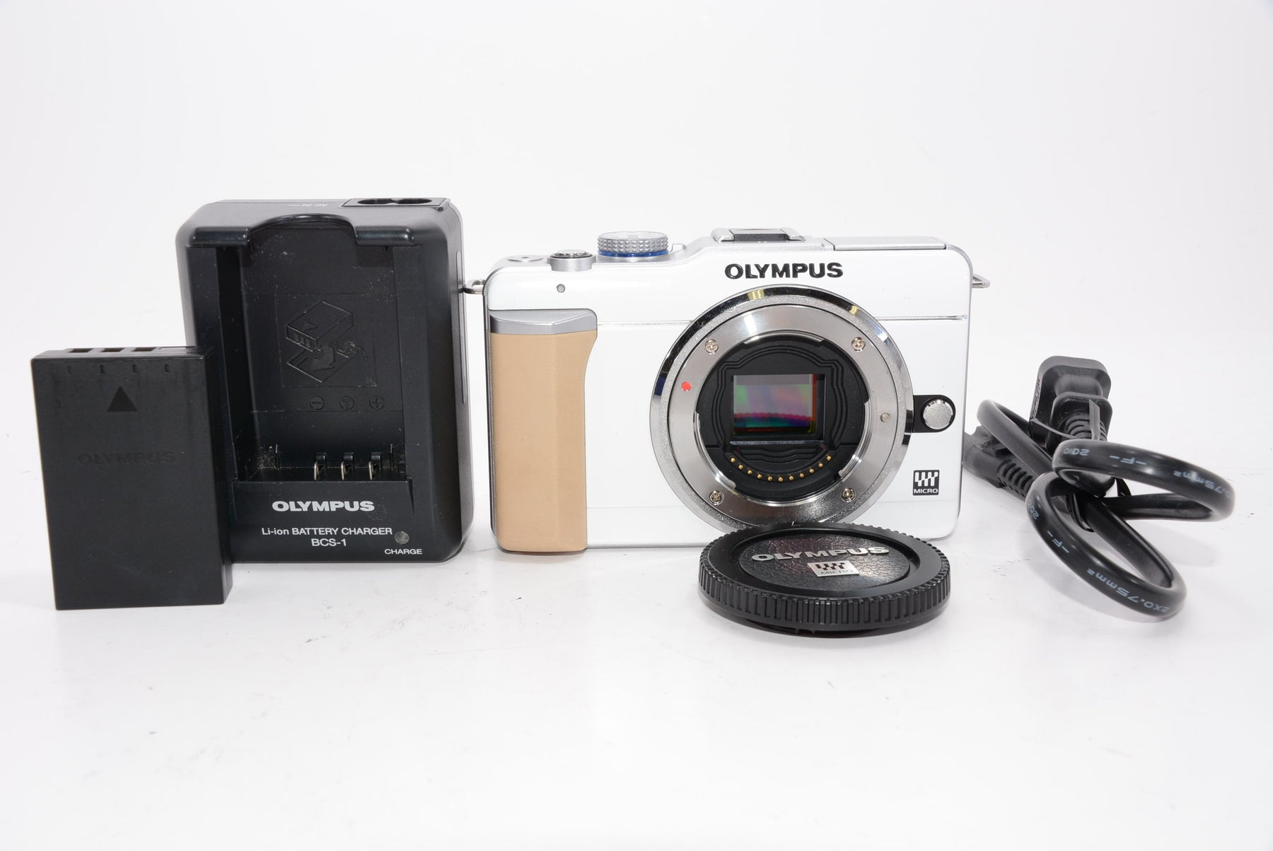 【オススメ】OLYMPUS ミラーレス一眼 PEN E-PL1ボディ ホワイト E-PL1 BODY WHT