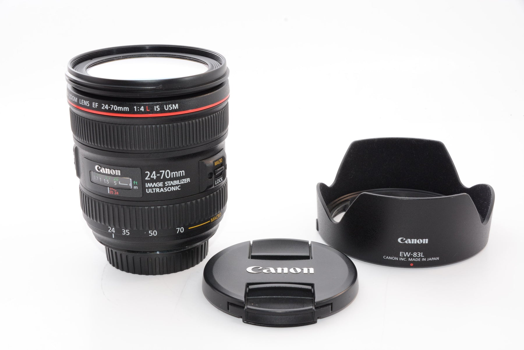 【外観特上級】Canon 標準ズームレンズ EF24-70mm F4 L IS USM フルサイズ対応