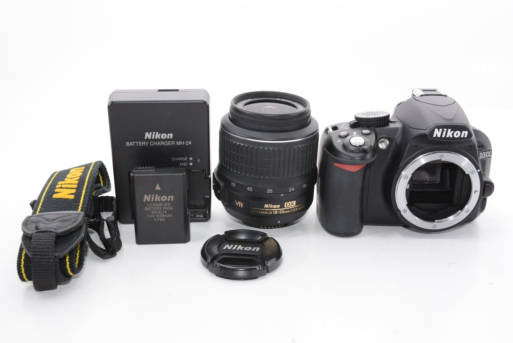 【外観特上級】Nikon デジタル一眼レフカメラ D3100 レンズキット D3100LK