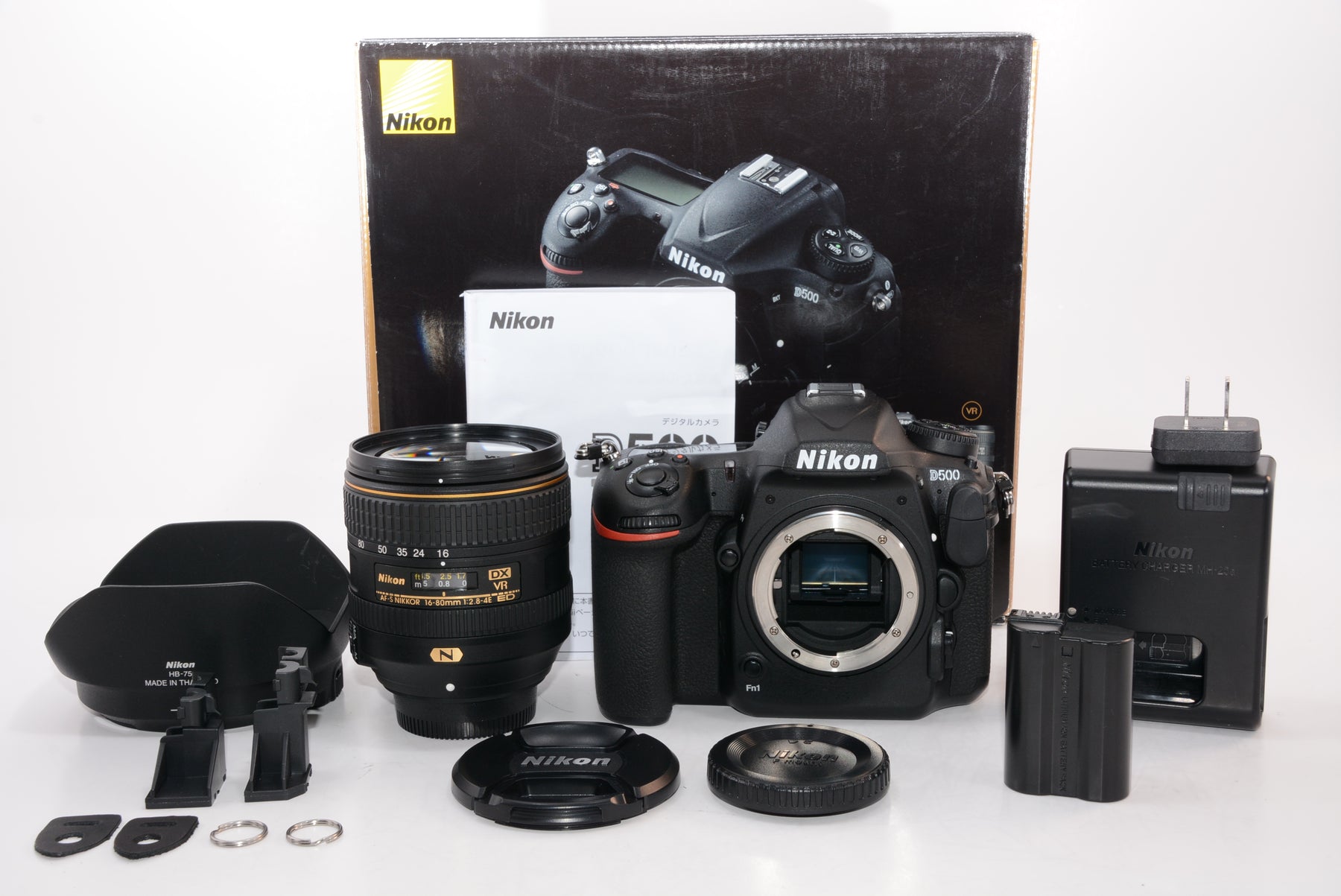 【外観特上級】Nikon デジタル一眼レフカメラ D500 レンズキット AF-S DX NIKKOR 16-80/2.8-4E ED VR D500LK16-80