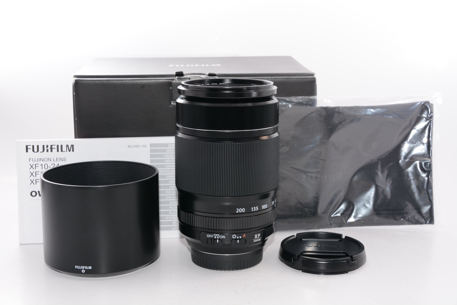 【外観特上級】FUJIFILM 望遠ズームレンズ XF55-200mmF3.5-4.8RLMOIS