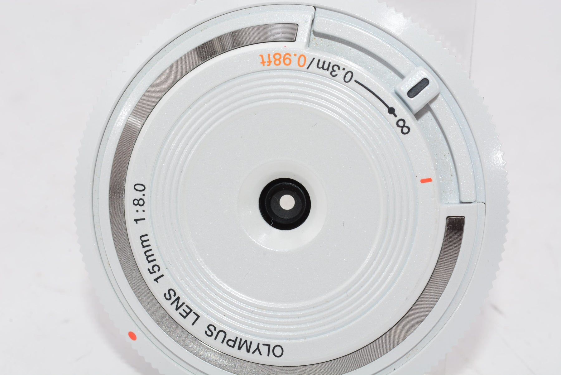 【外観特上級】OLYMPUS ボディキャップレンズ マイクロフォーサーズ用 ホワイト BCL-1580 WHT