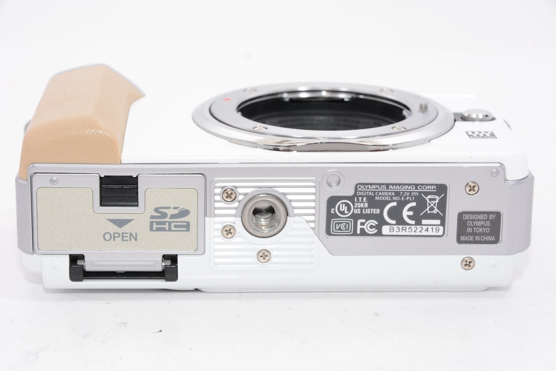 【オススメ】OLYMPUS ミラーレス一眼 PEN E-PL1ボディ ホワイト E-PL1 BODY WHT