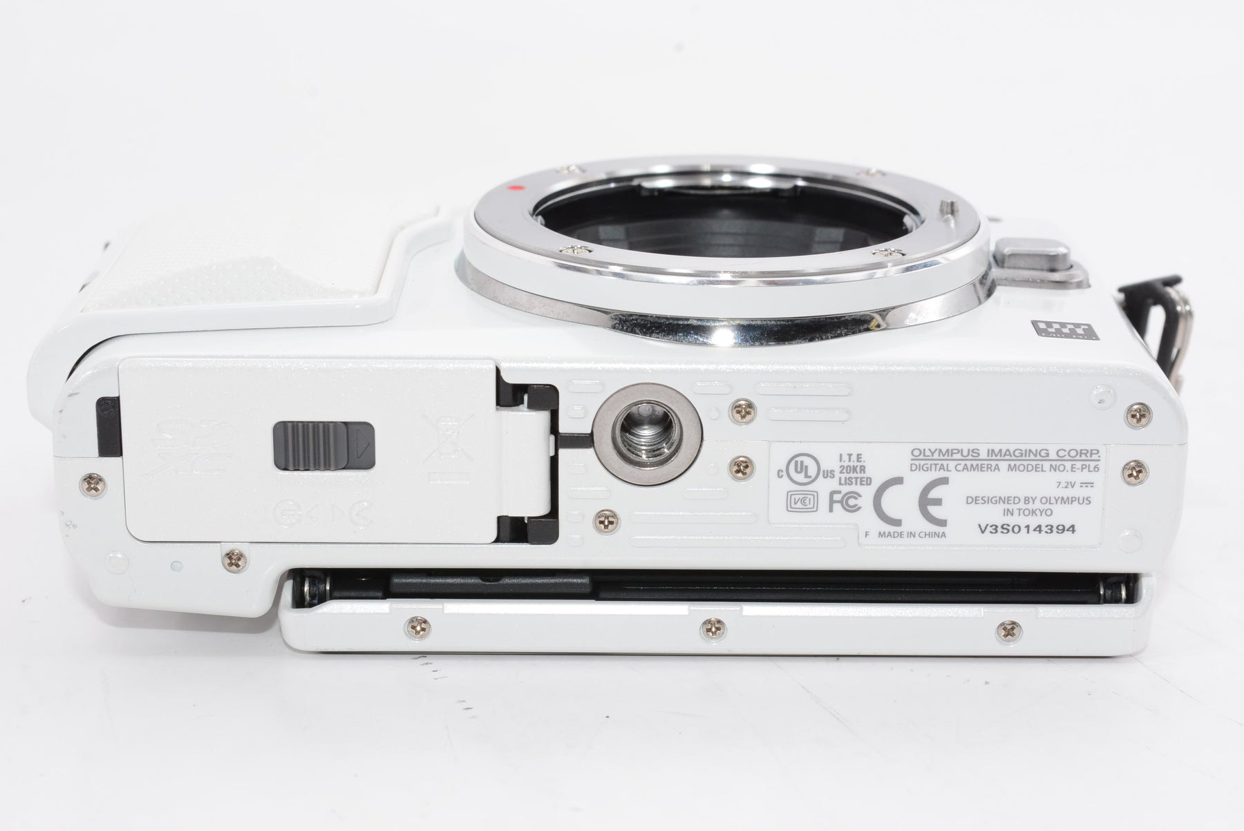 【外観特上級】OLYMPUS ミラーレス一眼 PEN Lite E-PL6 ボディ ホワイト E-PL6 BODY WHT