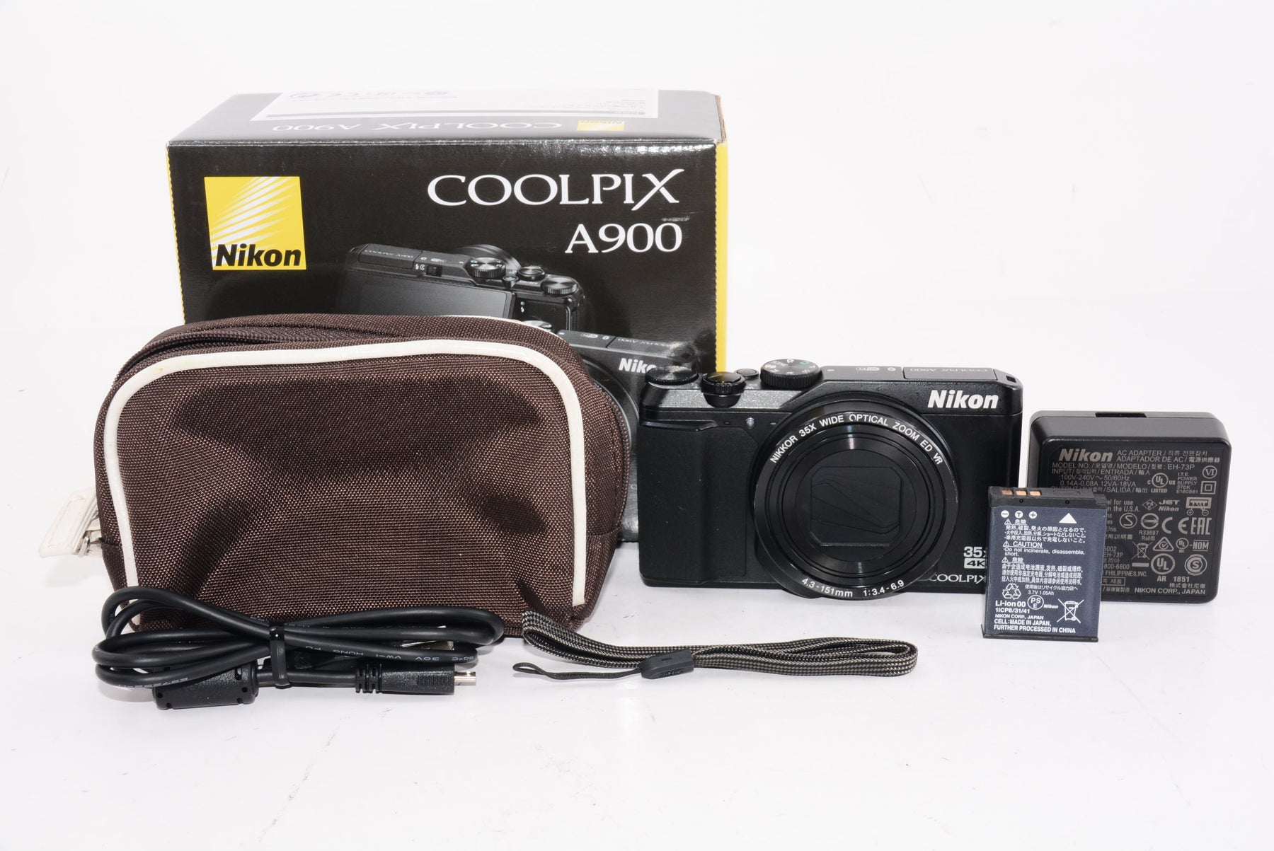 【オススメ】Nikon デジタルカメラ COOLPIX A900 光学35倍ズーム 2029万画素 ブラック A900BK