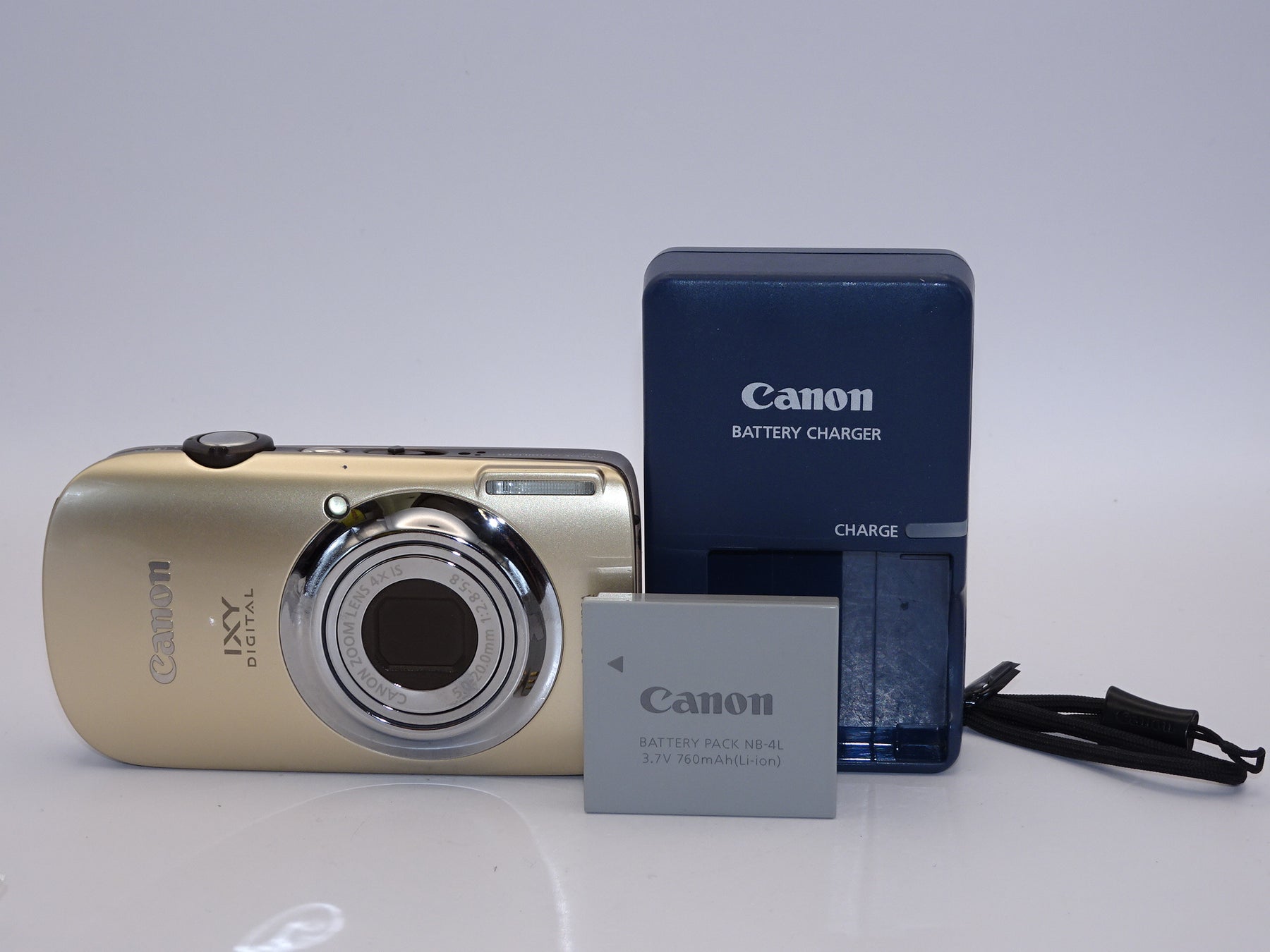 【外観特上級】Canon デジタルカメラ IXY DIGITAL (イクシ) 510 IS ゴールド IXYD510IS(GL)