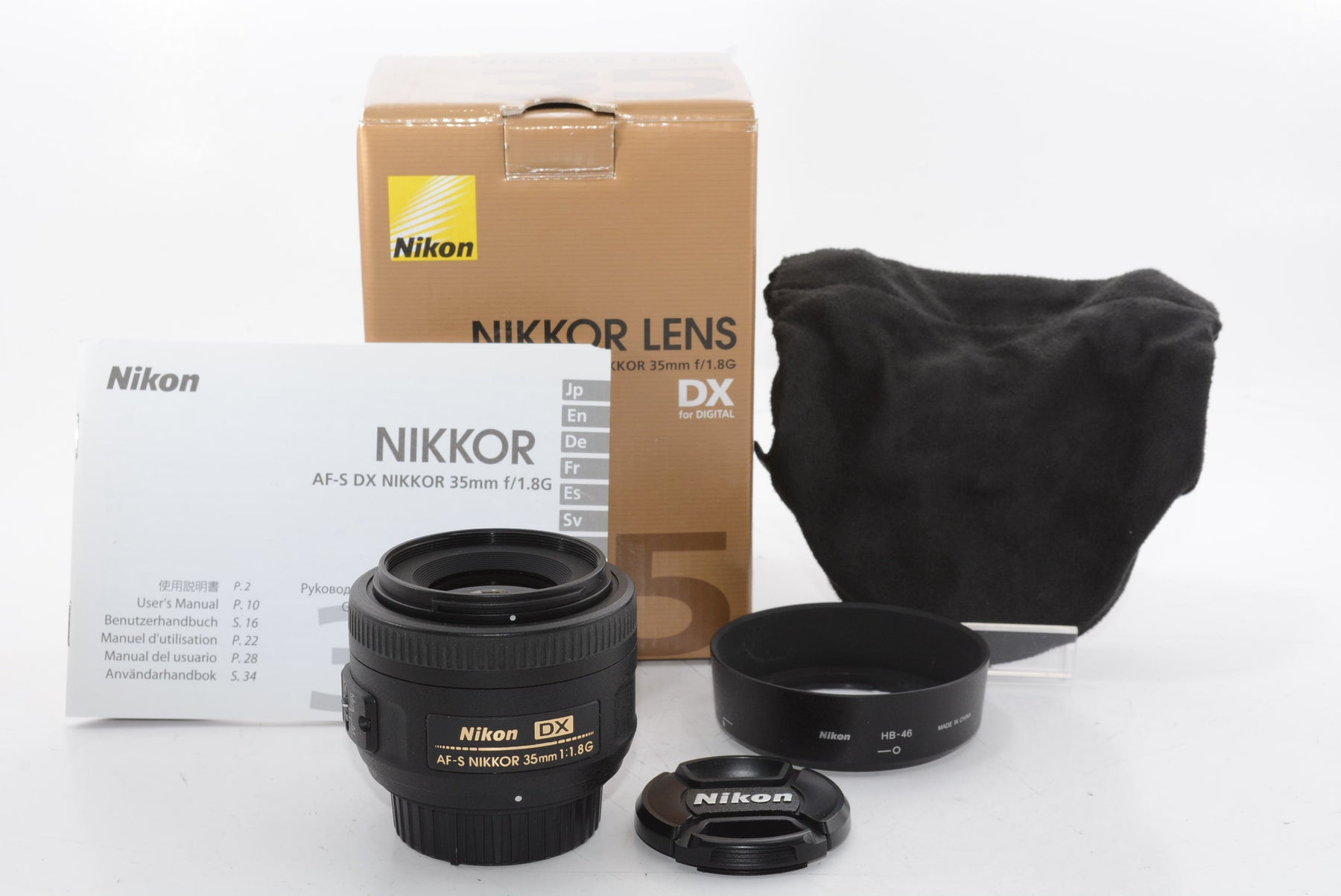 【外観特上級】Nikon 単焦点レンズ AF-S DX NIKKOR 35mm f/1.8G