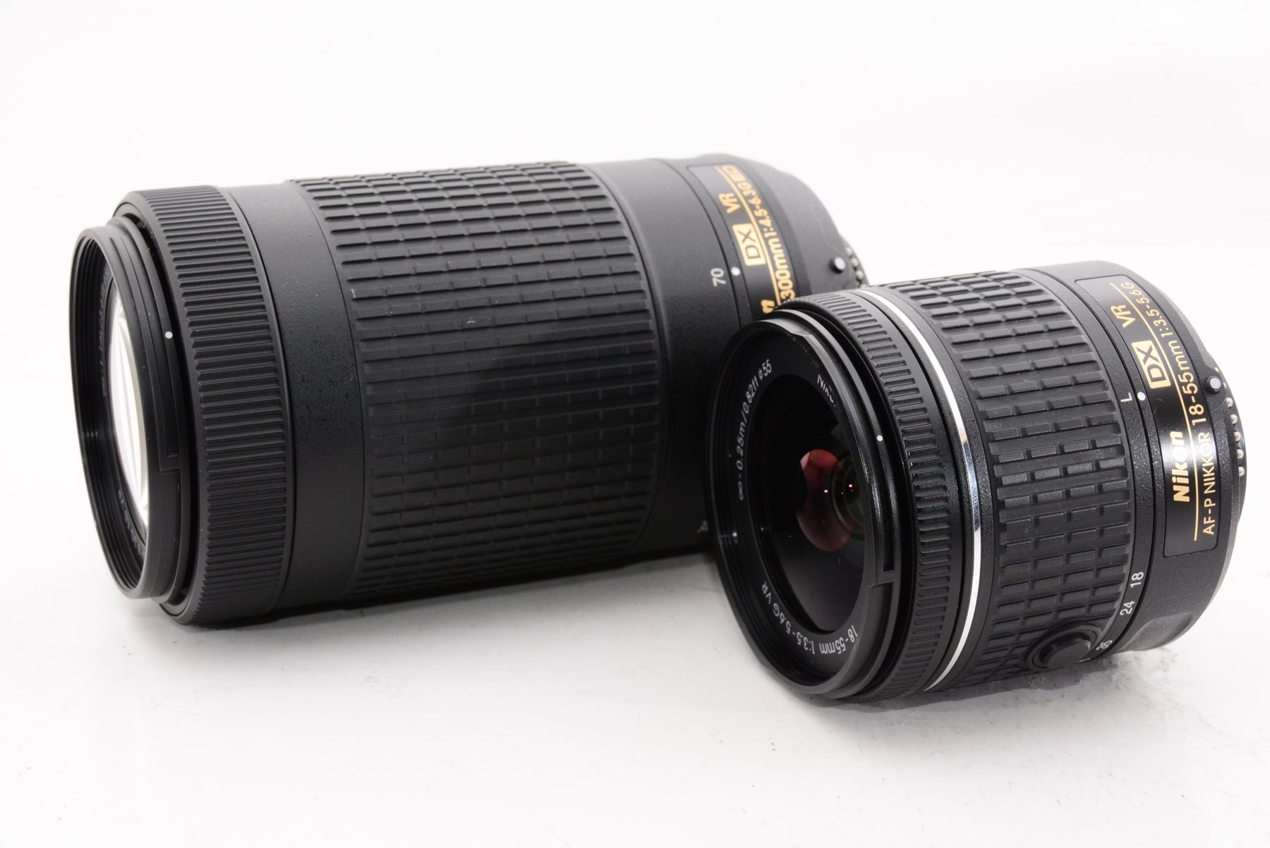 【外観特上級】Nikon デジタル一眼レフカメラ D5300 AF-P ダブルズームキット ブラック D5300WZ3