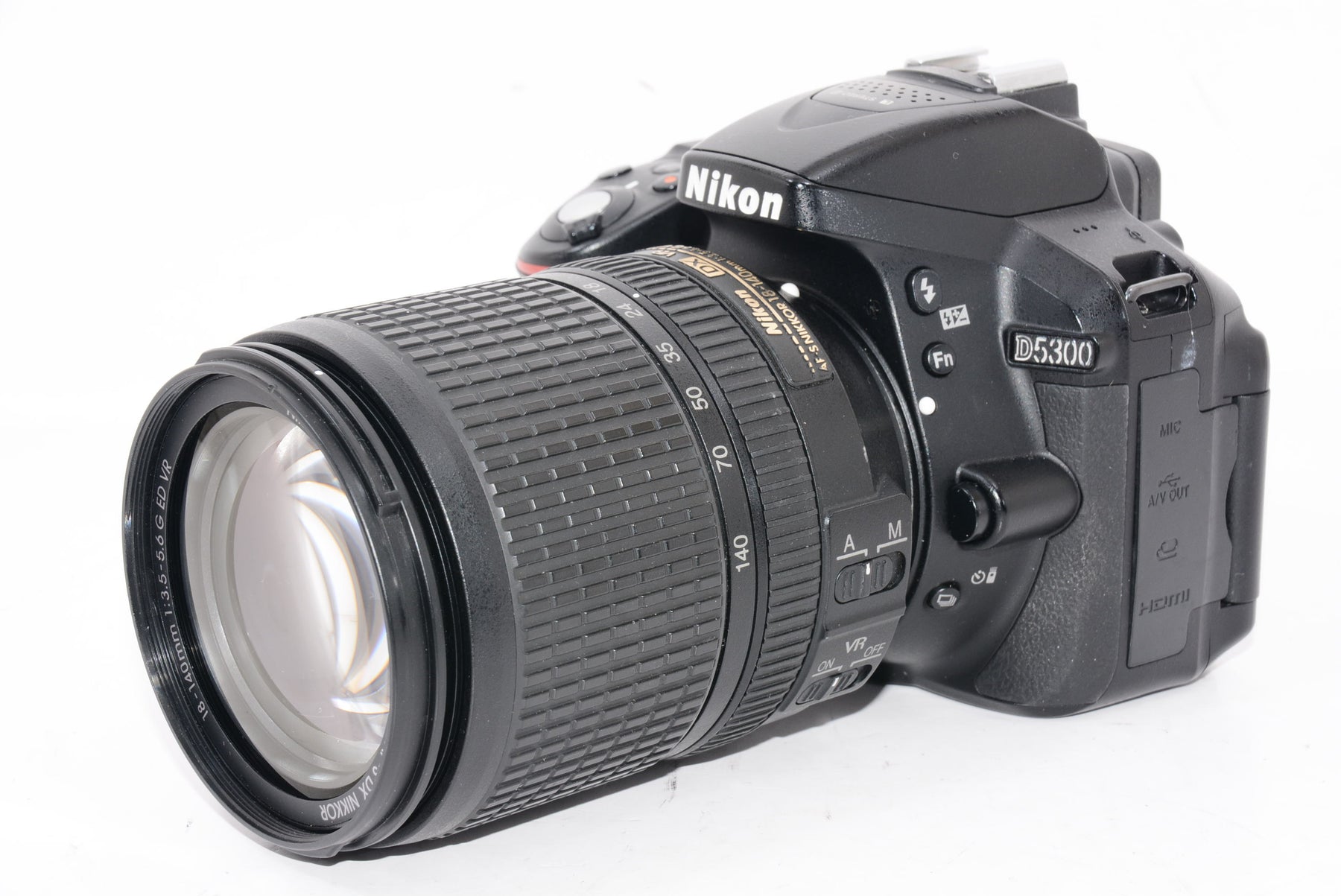 【外観特上級】Nikon デジタル一眼レフカメラ D5300 18-140VR レンズキット ブラック D5300LK18-140VRBK