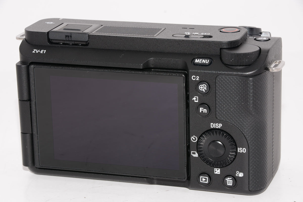 【ほぼ新品】ソニー/Vlog用カメラ/レンズ交換式VLOGCAM/フルサイズ/ミラーレス一眼カメラ/ZV-E1 / ボディ(レンズなし) / ウィンドスクリーン付属/ブラック/ZV-E1 B