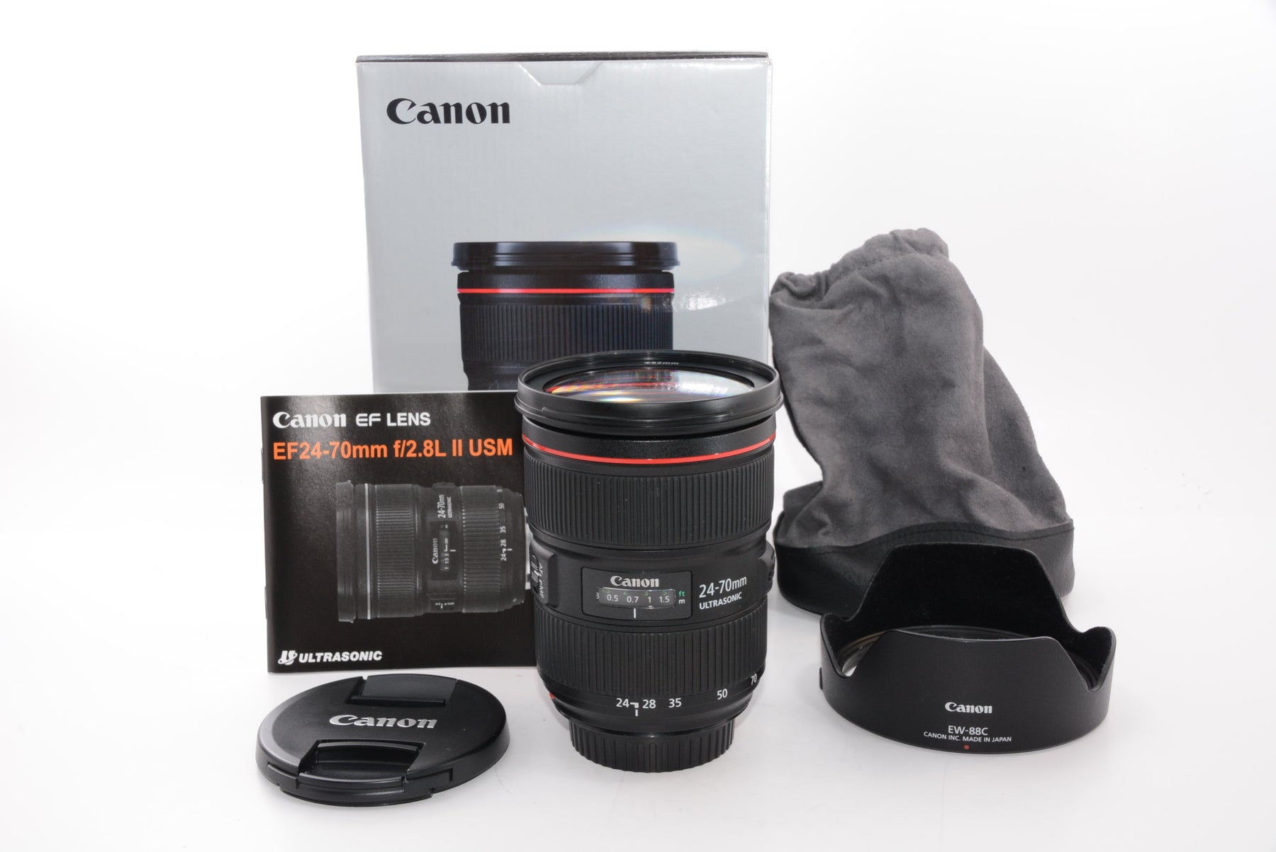 【外観特上級】Canon 標準ズームレンズ EF24-70mm F2.8L II USM フルサイズ対応