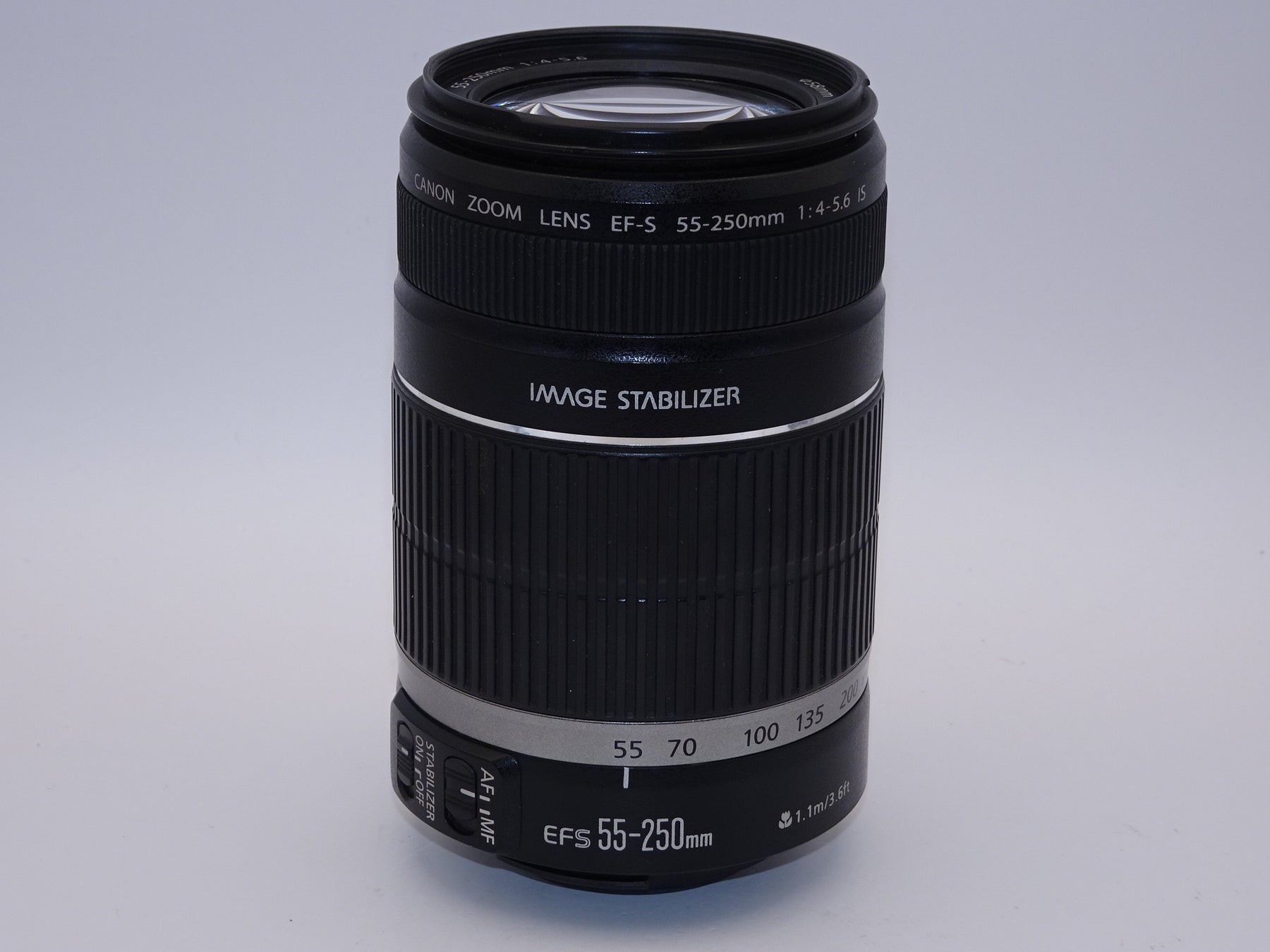 【外観特上級】Canon 望遠レンズ EF-S55-250mm F4-5.6 IS